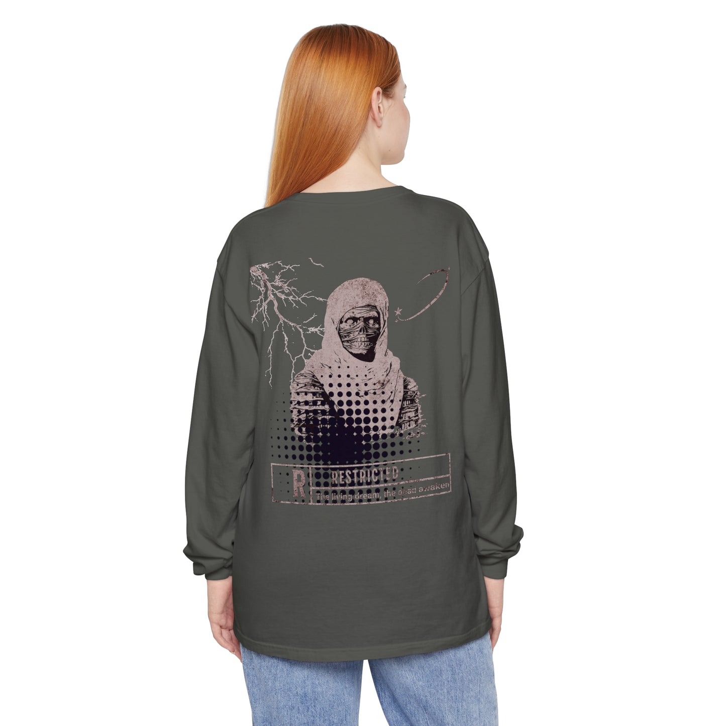 Long Sleeve T-Shirt - Eternal Darkness Call Your Name Graphic