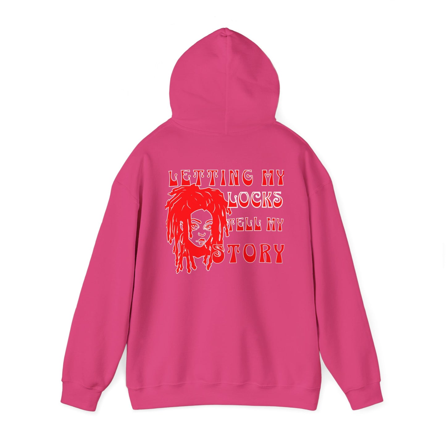 Dreadlock Girl Hoodie - Cute Message