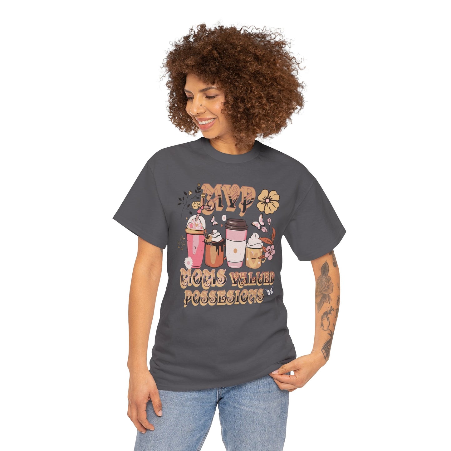 MOMS MVP POSSESIONS Unisex Heavy Cotton Tee