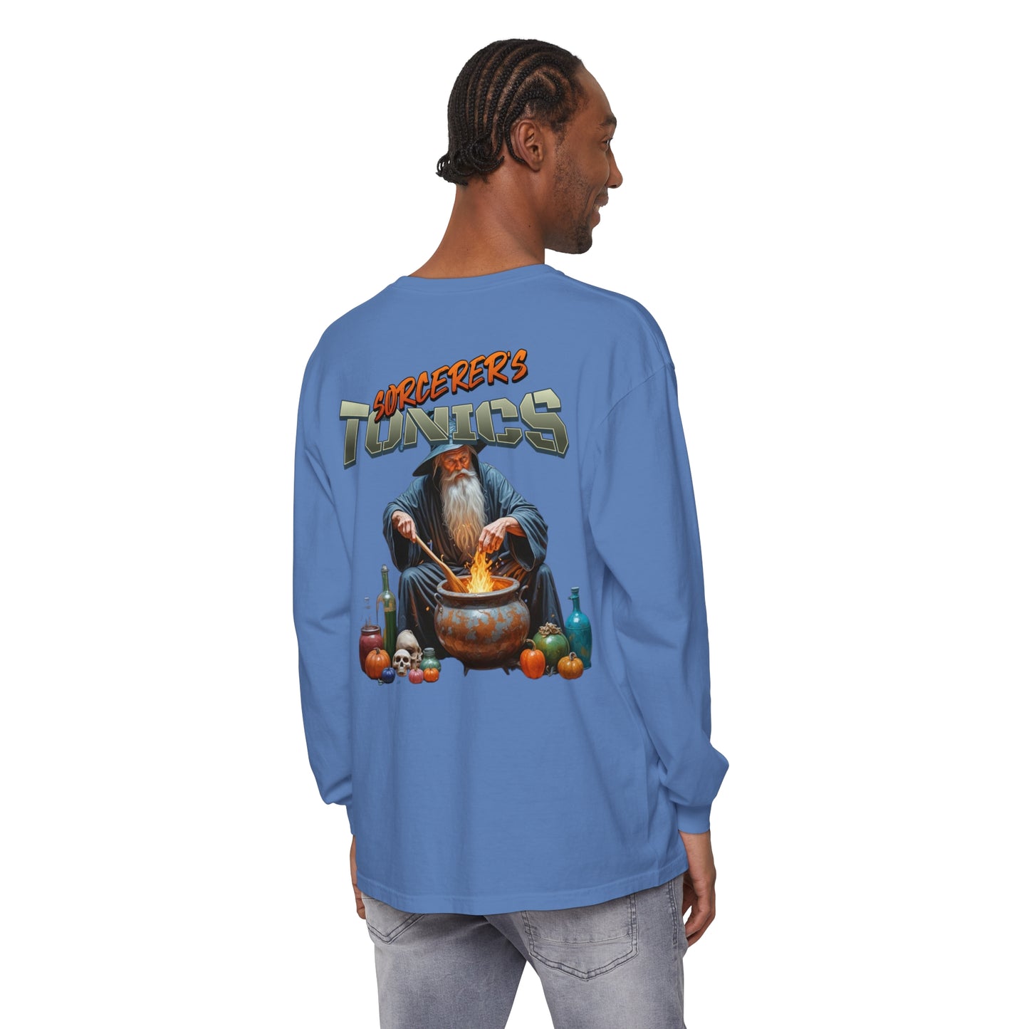 SORCERERS TONIC Unisex Garment-dyed Long Sleeve T-Shirt