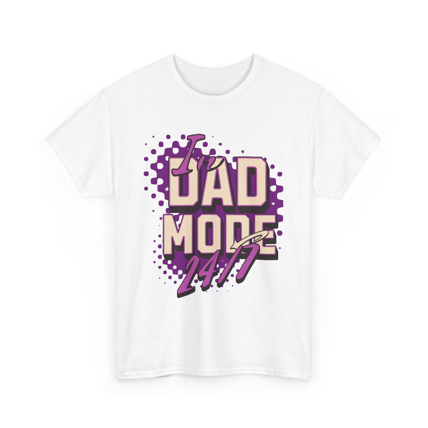 "DAD MODE" Unisex Heavy Cotton Tee