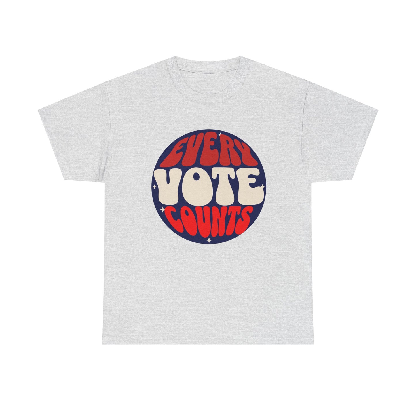 "YOUR VOTE COUNTS"Unisex Heavy Cotton Tee