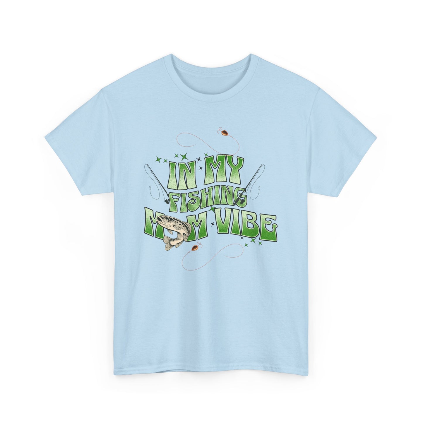 "FISHING MOM"Unisex Heavy Cotton Tee