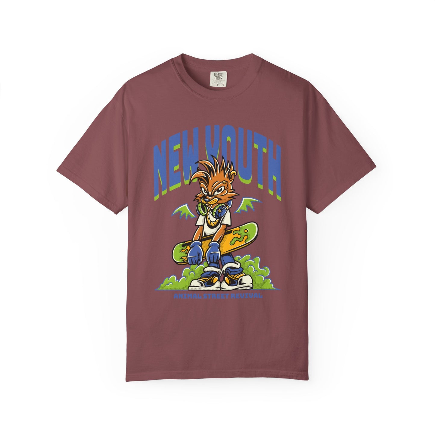 Youthful Vibe Unisex T-shirt - Trendy Graphic Tee for Skate Lovers, Casual Wear, Gifts, Summer Fun