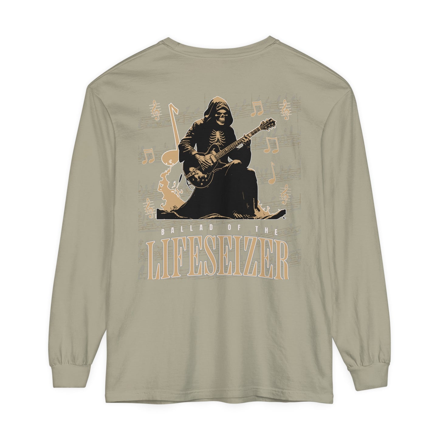 BALLAD OF THE LIFESEIZER Unisex Garment-dyed Long Sleeve T-Shirt