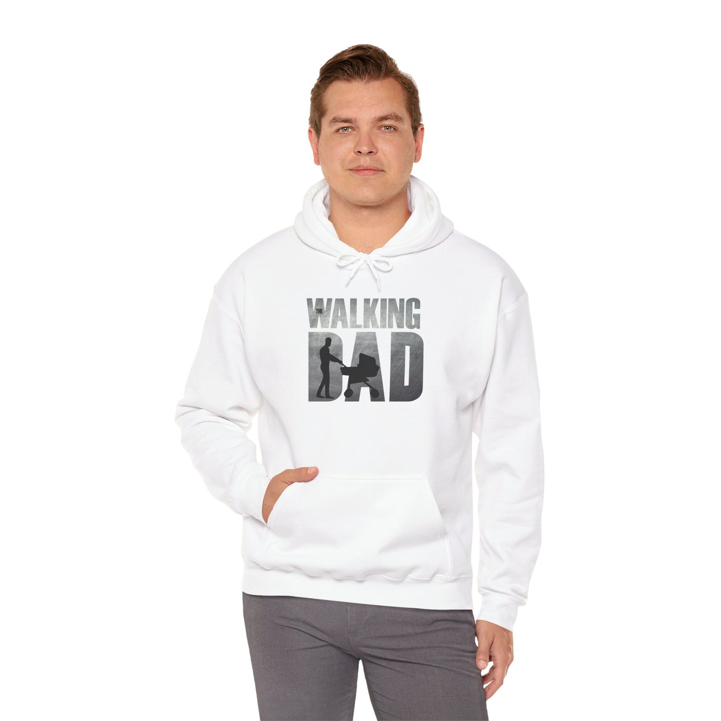 "THE WALKING DAD" Unisex Heavy Blend™ Hooded Sweatshirt