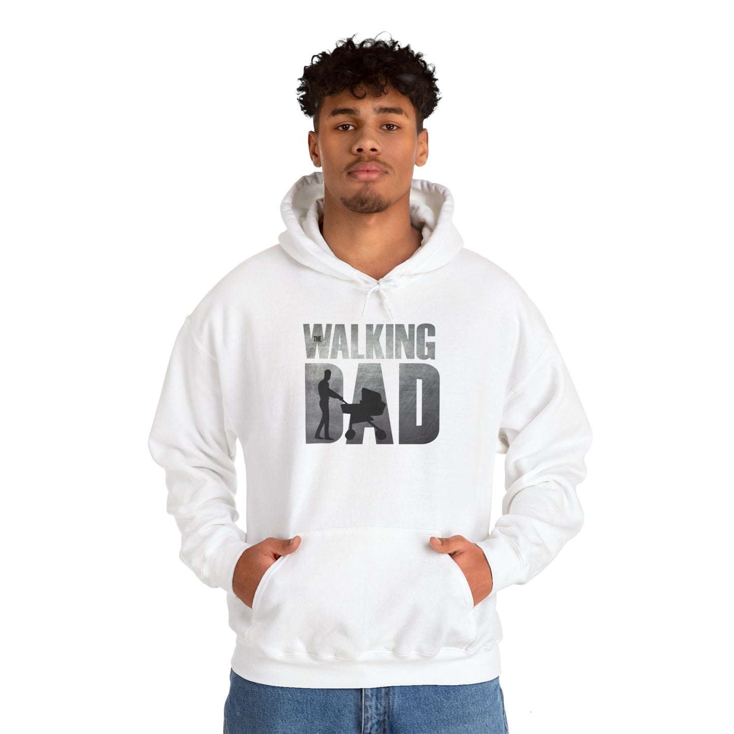 "THE WALKING DAD" Unisex Heavy Blend™ Hooded Sweatshirt