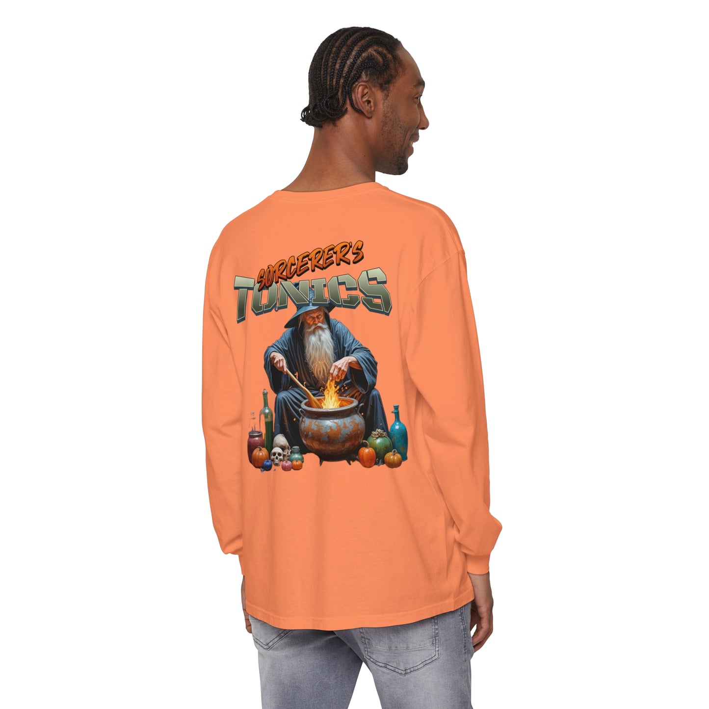 SORCERERS TONIC Unisex Garment-dyed Long Sleeve T-Shirt