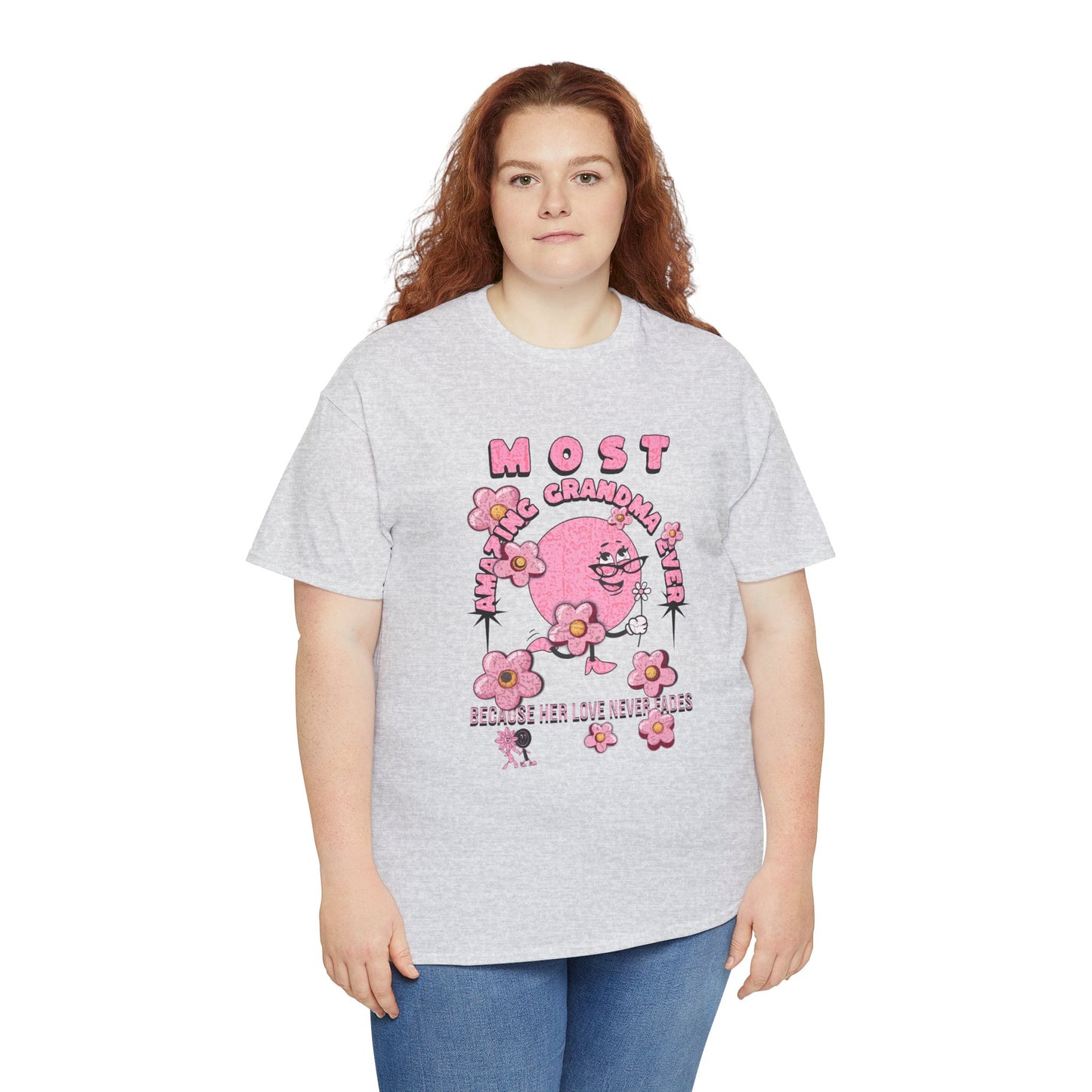 "MOST AMAZING GRANDMA"Unisex Heavy Cotton Tee