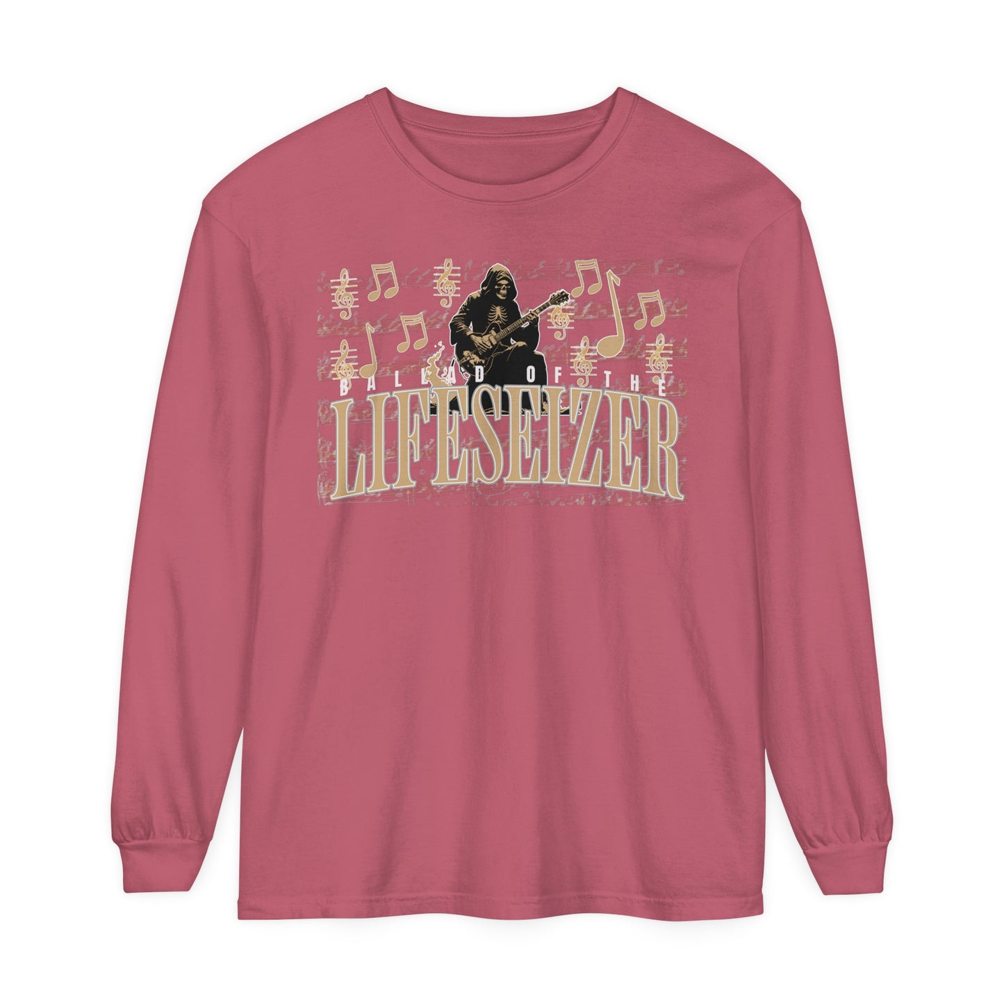 BALLAD OF THE LIFESEIZER Unisex Garment-dyed Long Sleeve T-Shirt