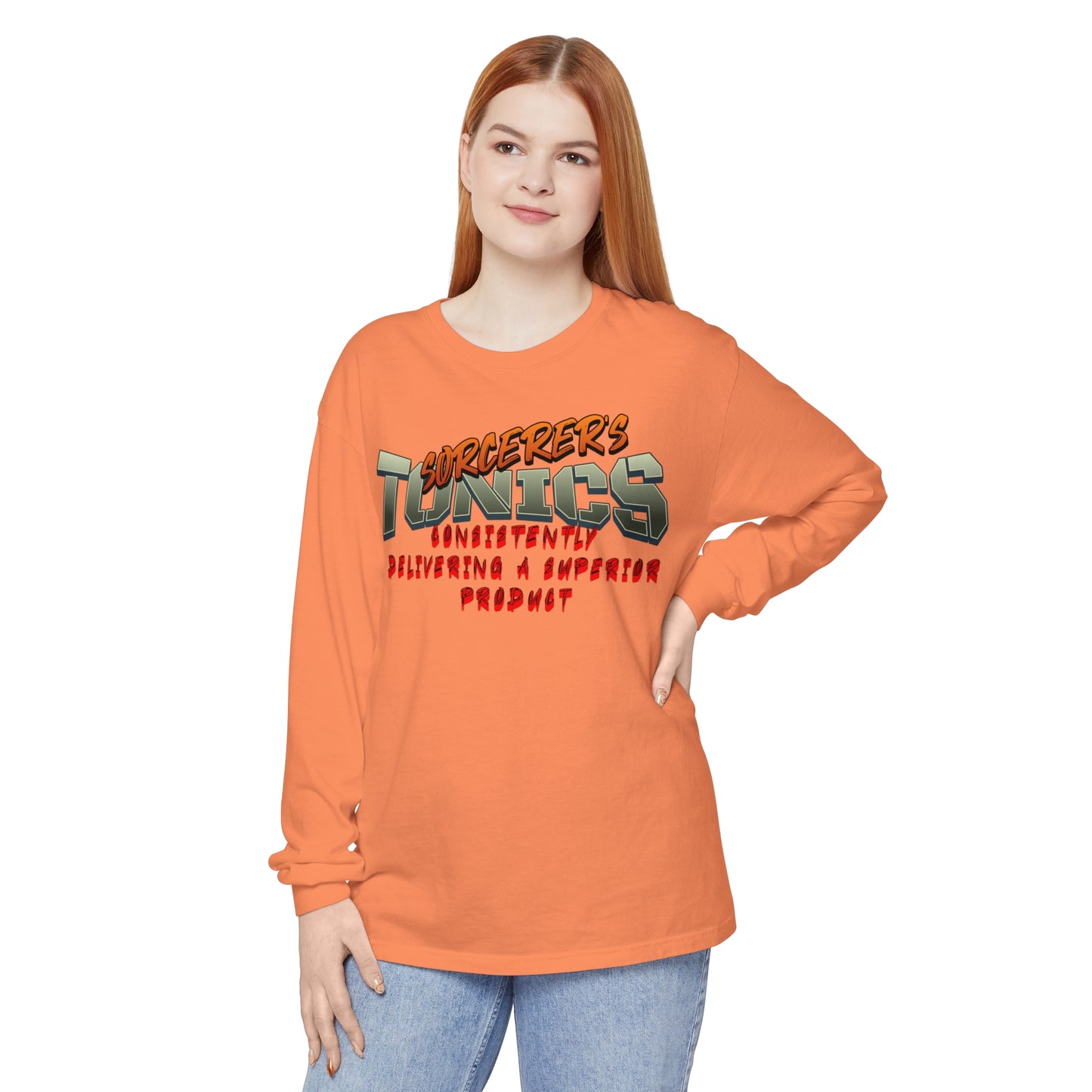 SORCERERS TONIC Unisex Garment-dyed Long Sleeve T-Shirt