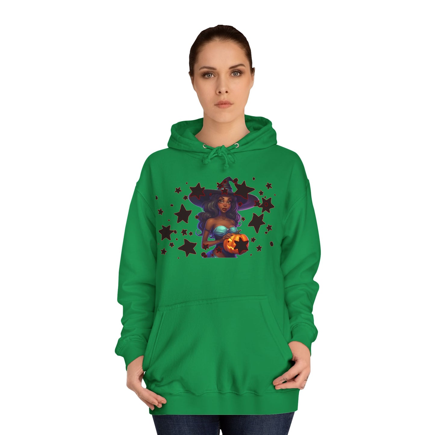 College Hoodie - Lady Witch Design