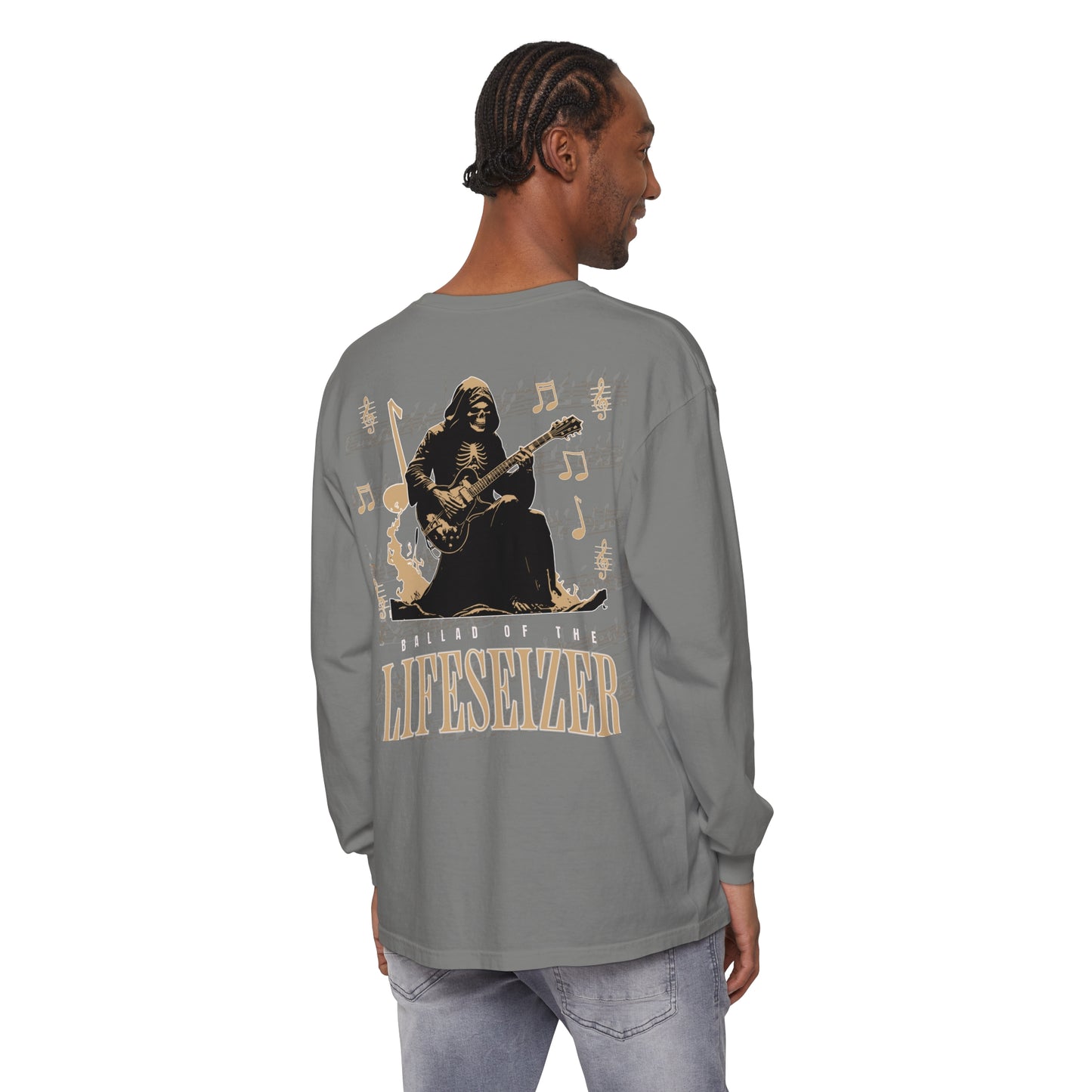 BALLAD OF THE LIFESEIZER Unisex Garment-dyed Long Sleeve T-Shirt