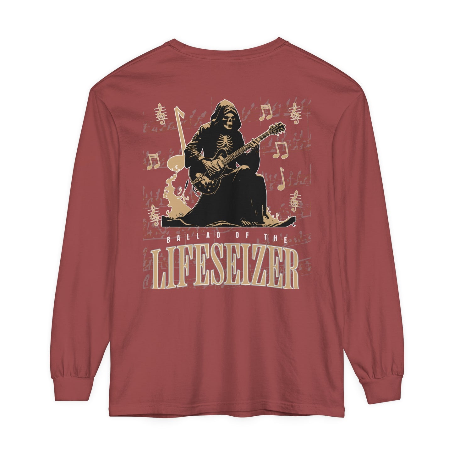 BALLAD OF THE LIFESEIZER Unisex Garment-dyed Long Sleeve T-Shirt