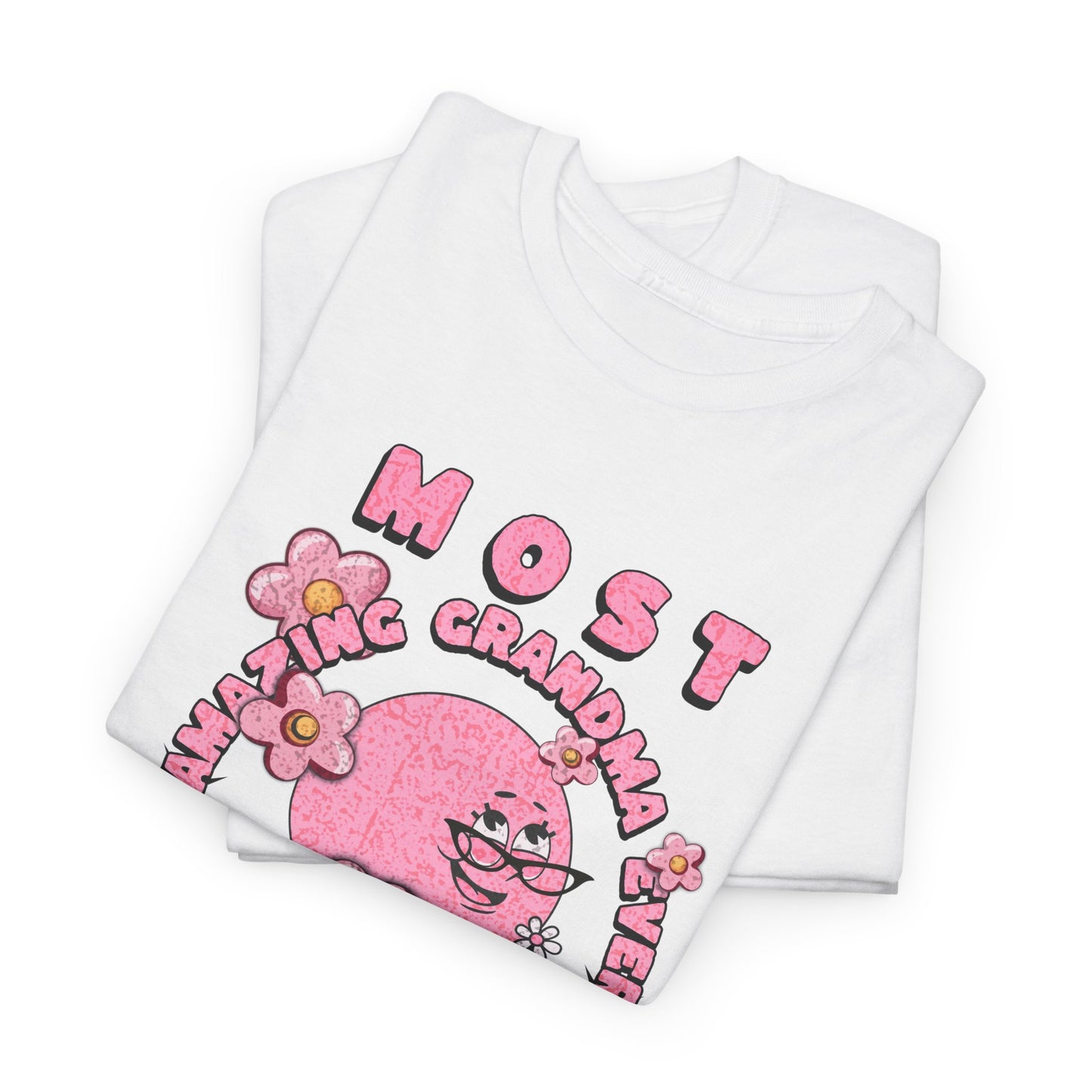 "MOST AMAZING GRANDMA"Unisex Heavy Cotton Tee