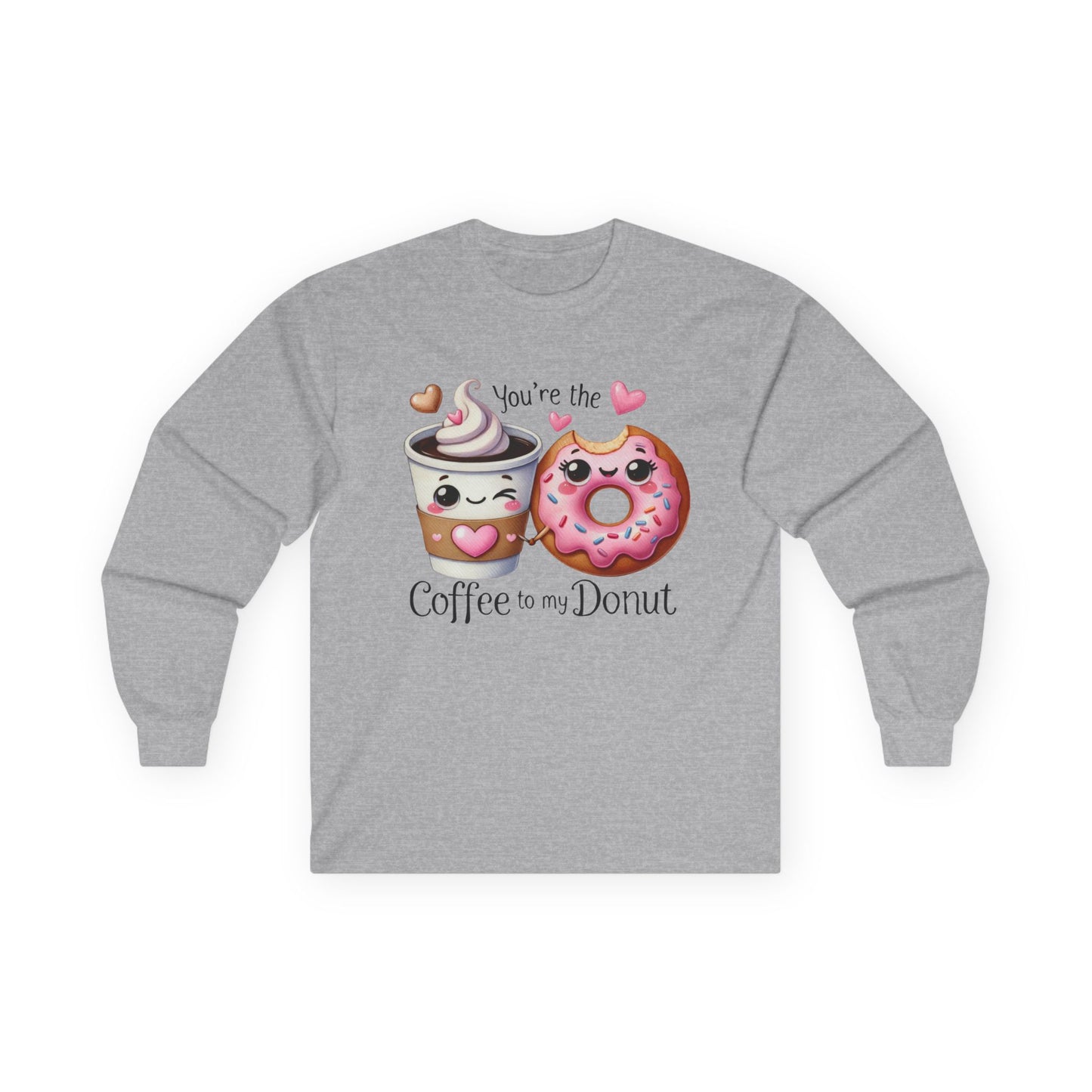 Sweet Love Story: Coffee & Donut Valentine Tee