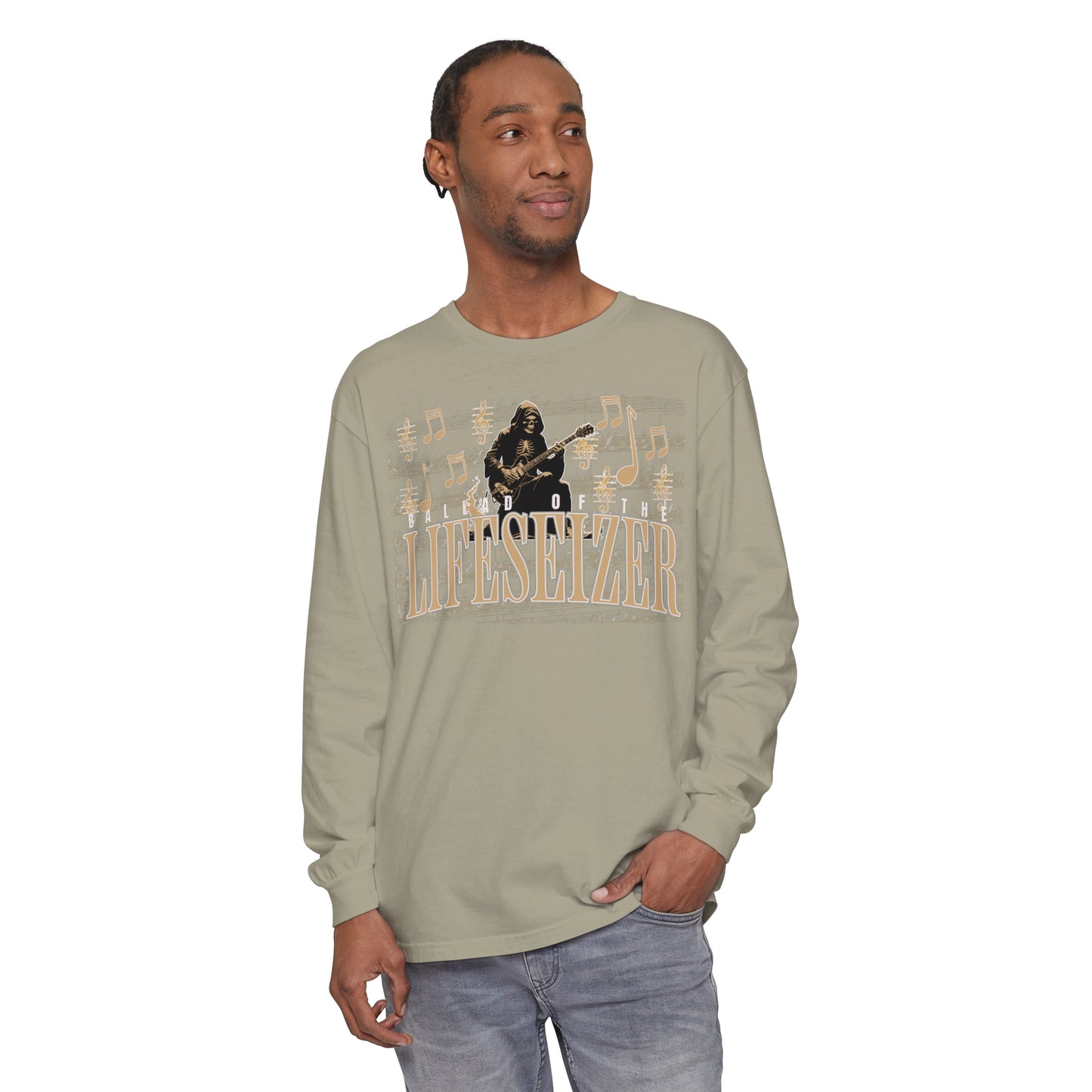 BALLAD OF THE LIFESEIZER Unisex Garment-dyed Long Sleeve T-Shirt