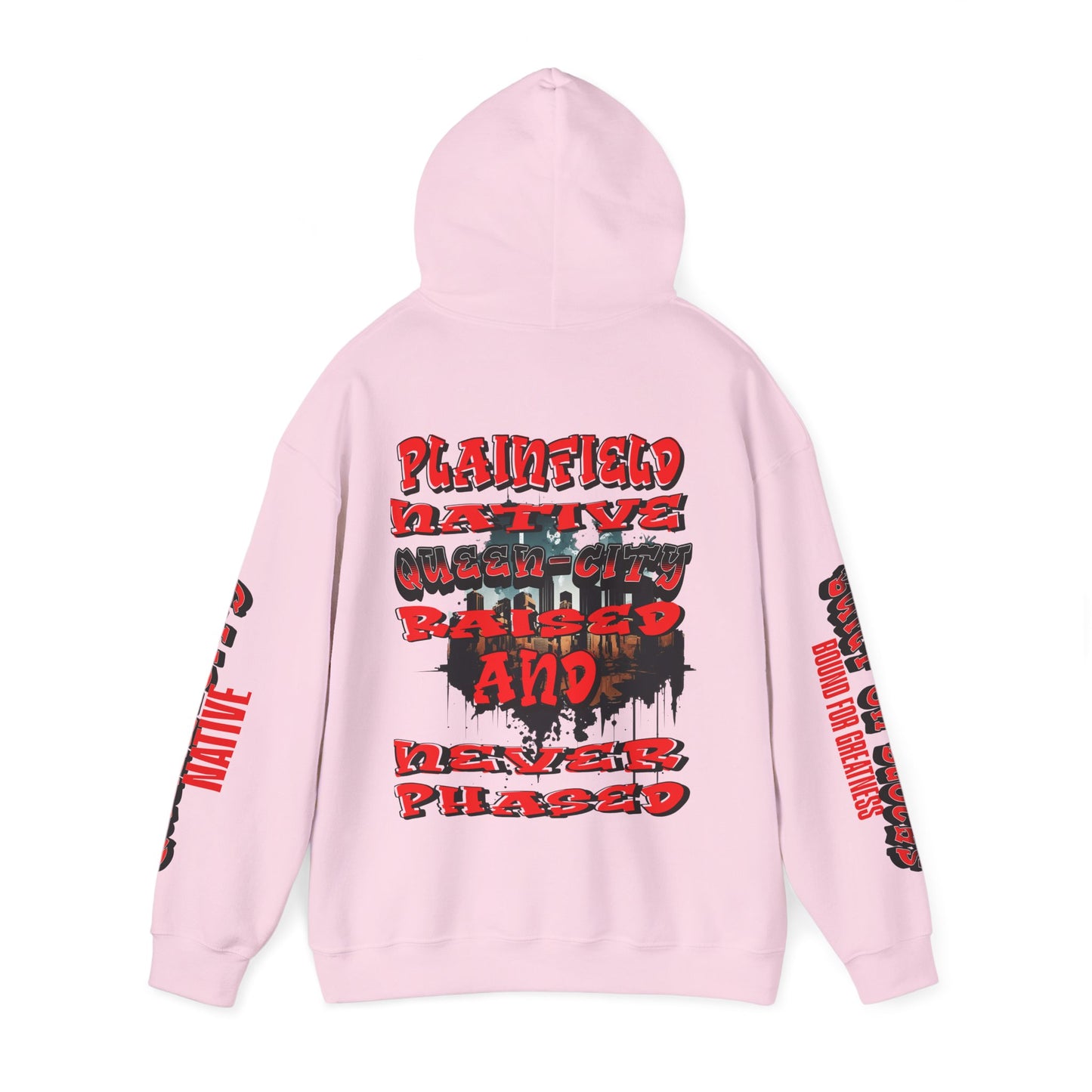 Plainfield Native Hooded Sweatshirt | Unisex Streetwear, Casual Pullover, Iconic Gift, Comfy Layering, Everyday Style