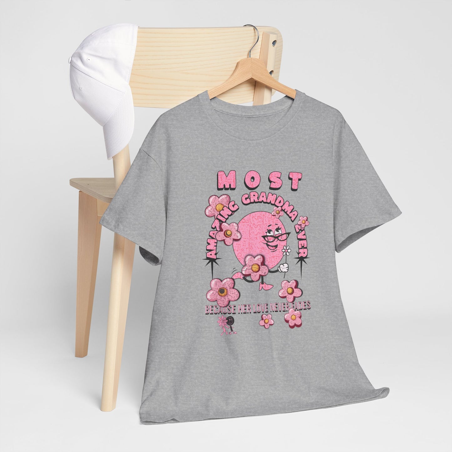 "MOST AMAZING GRANDMA"Unisex Heavy Cotton Tee