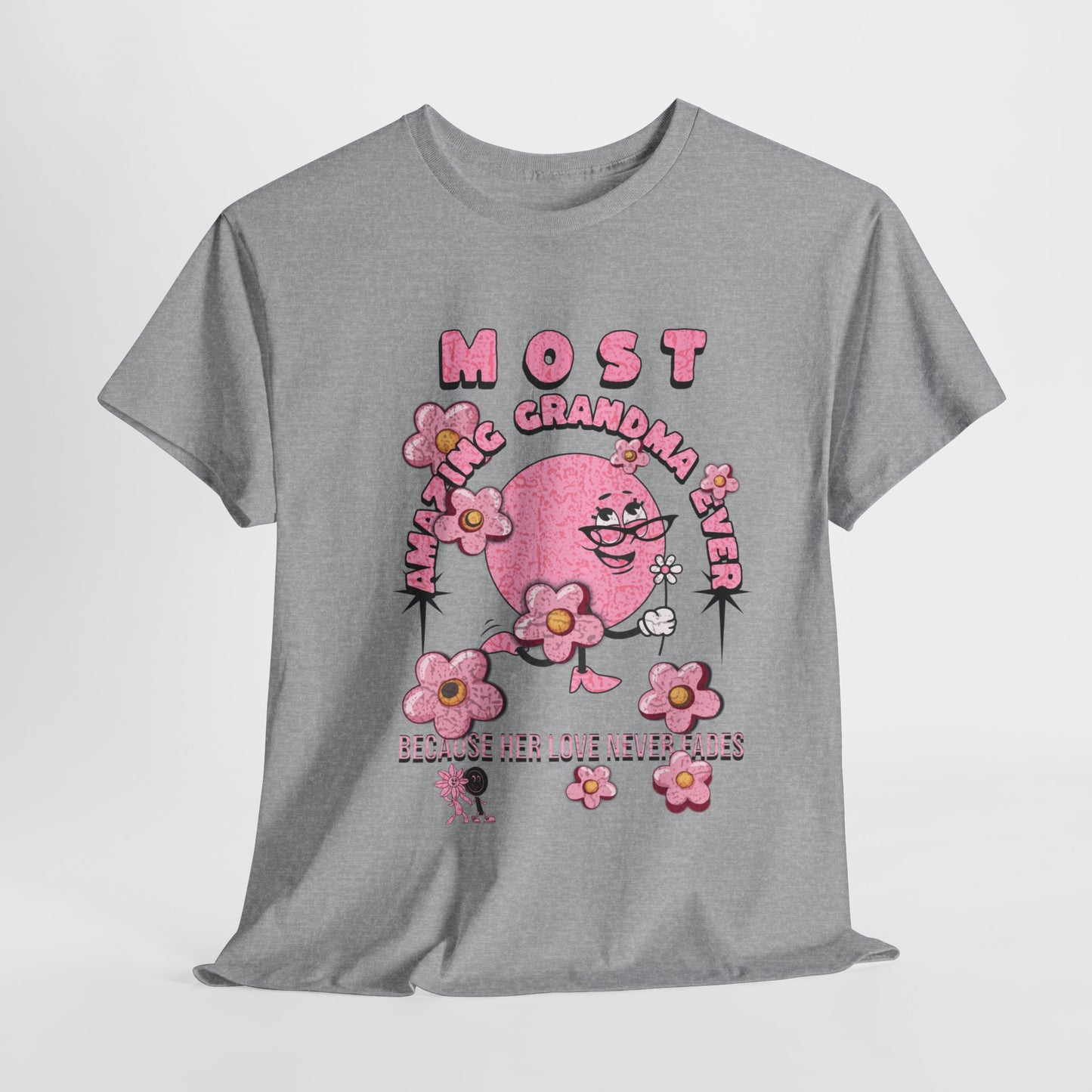 "MOST AMAZING GRANDMA"Unisex Heavy Cotton Tee