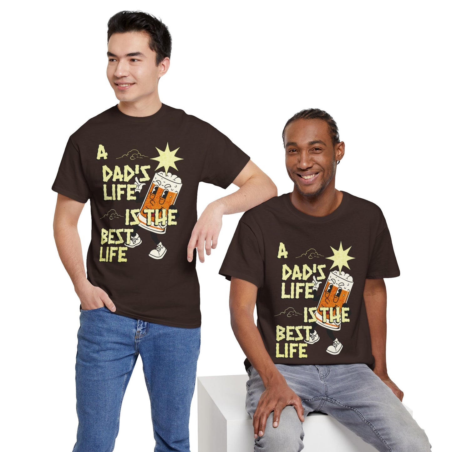 "DADS LIFE" Unisex Heavy Cotton Tee