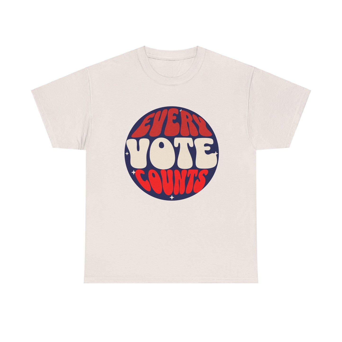 "YOUR VOTE COUNTS"Unisex Heavy Cotton Tee