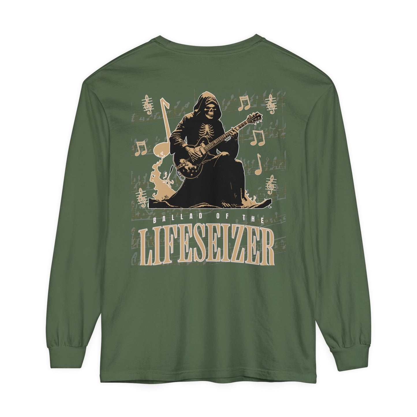 BALLAD OF THE LIFESEIZER Unisex Garment-dyed Long Sleeve T-Shirt