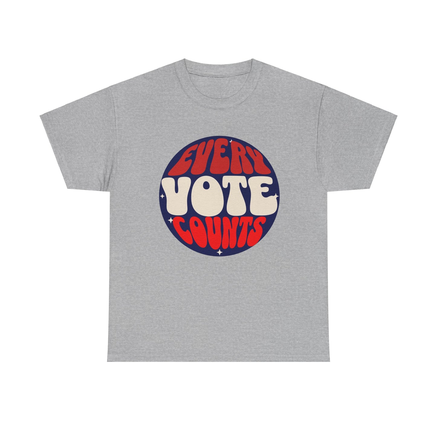 "YOUR VOTE COUNTS"Unisex Heavy Cotton Tee