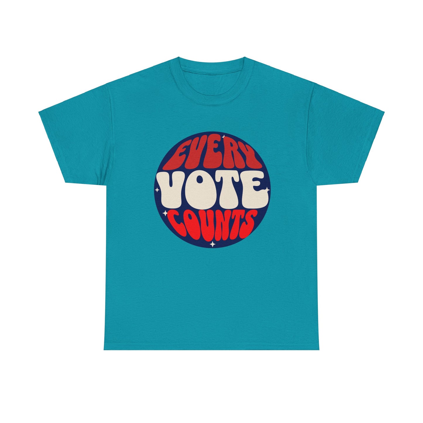 "YOUR VOTE COUNTS"Unisex Heavy Cotton Tee