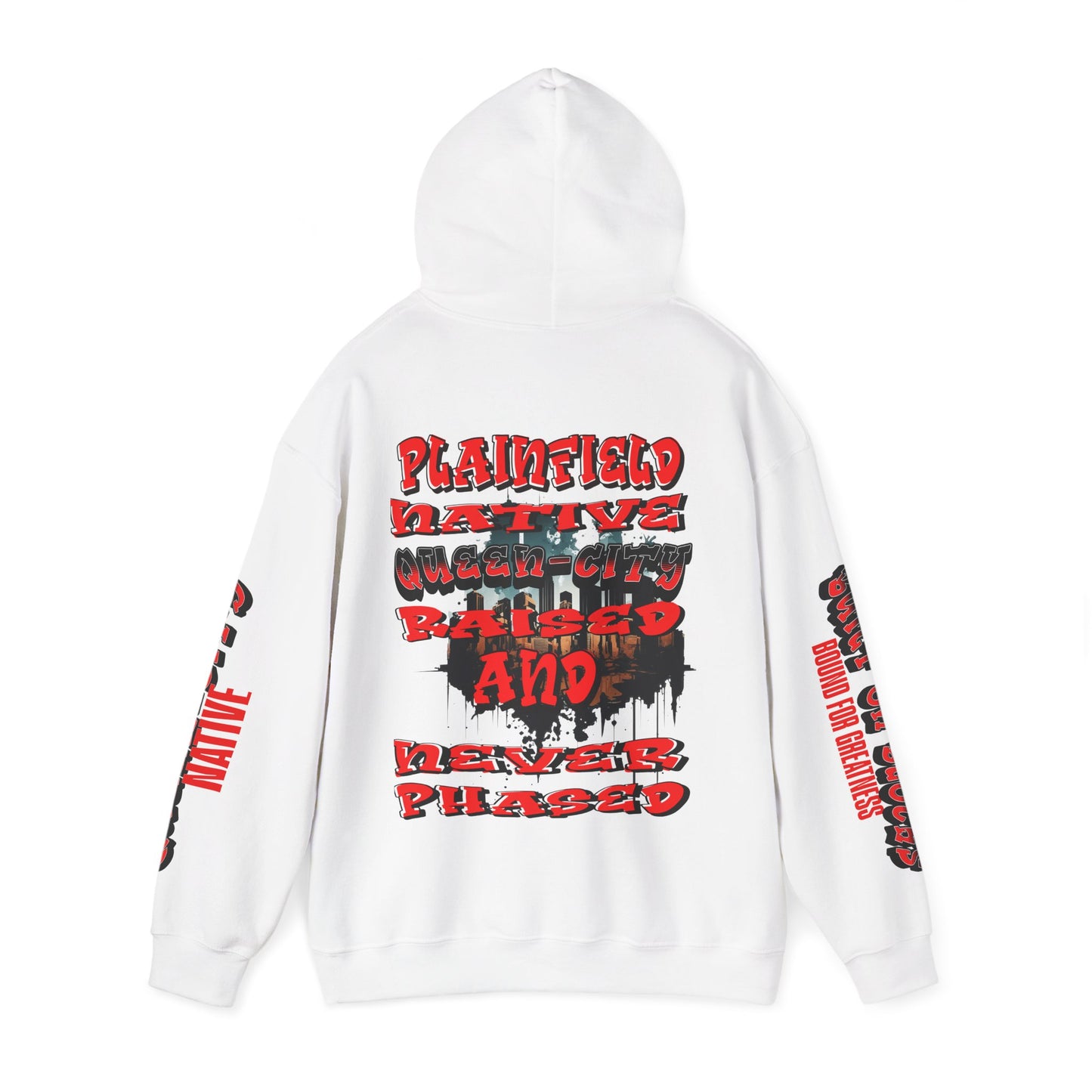 Plainfield Native Hooded Sweatshirt | Unisex Streetwear, Casual Pullover, Iconic Gift, Comfy Layering, Everyday Style