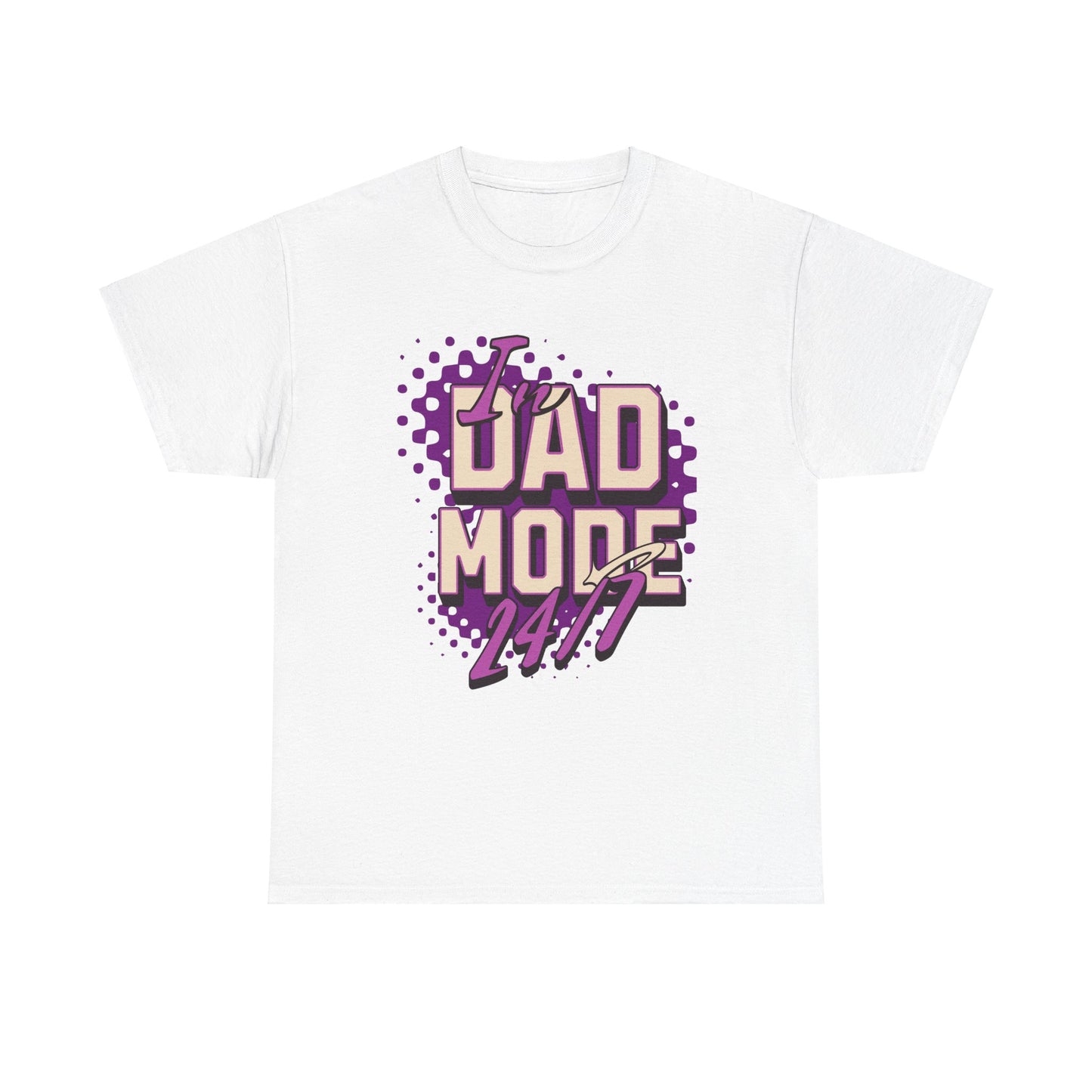 "DAD MODE" Unisex Heavy Cotton Tee