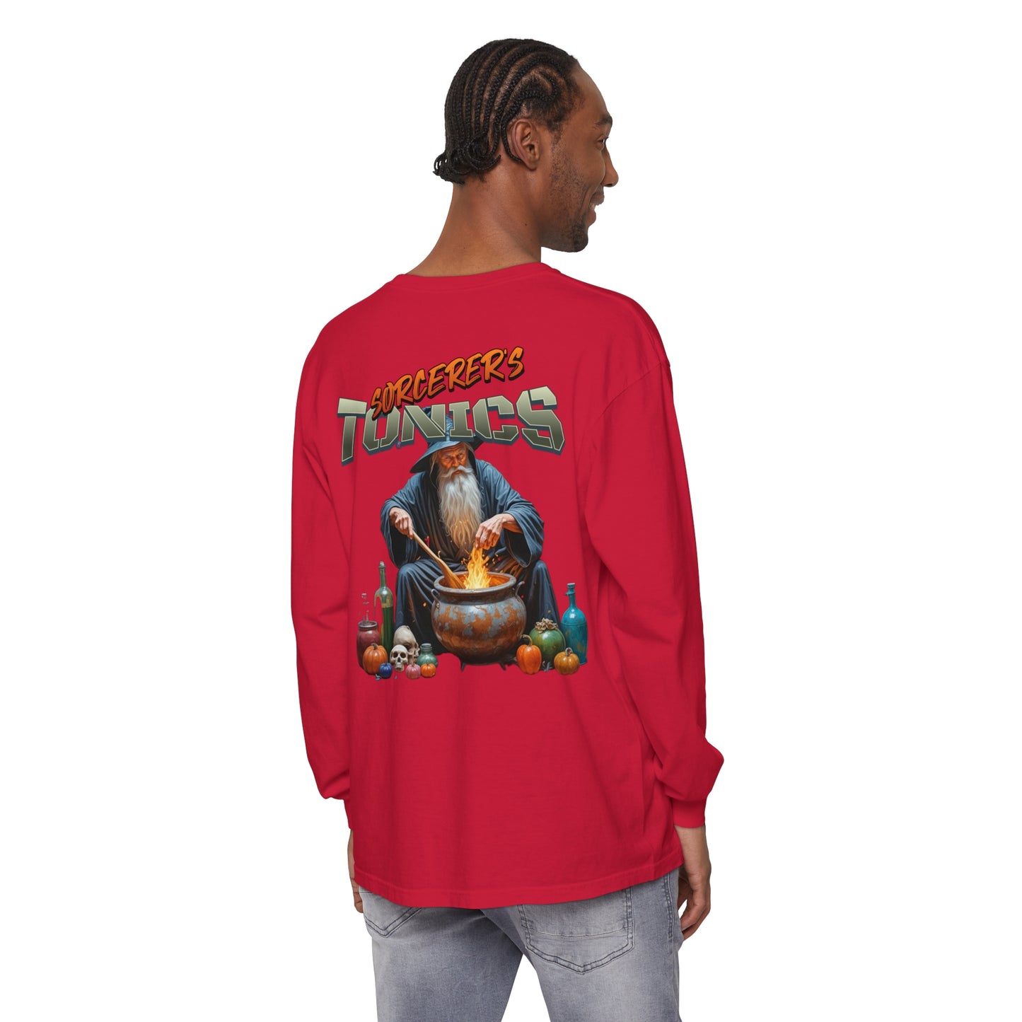 SORCERERS TONIC Unisex Garment-dyed Long Sleeve T-Shirt