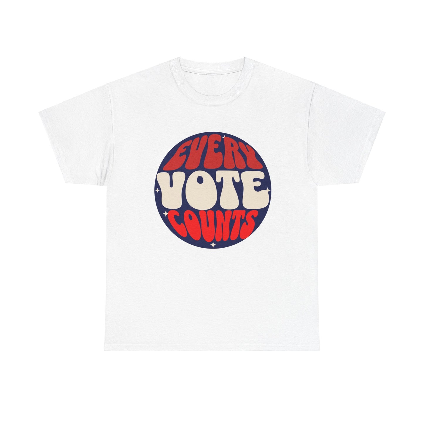 "YOUR VOTE COUNTS"Unisex Heavy Cotton Tee