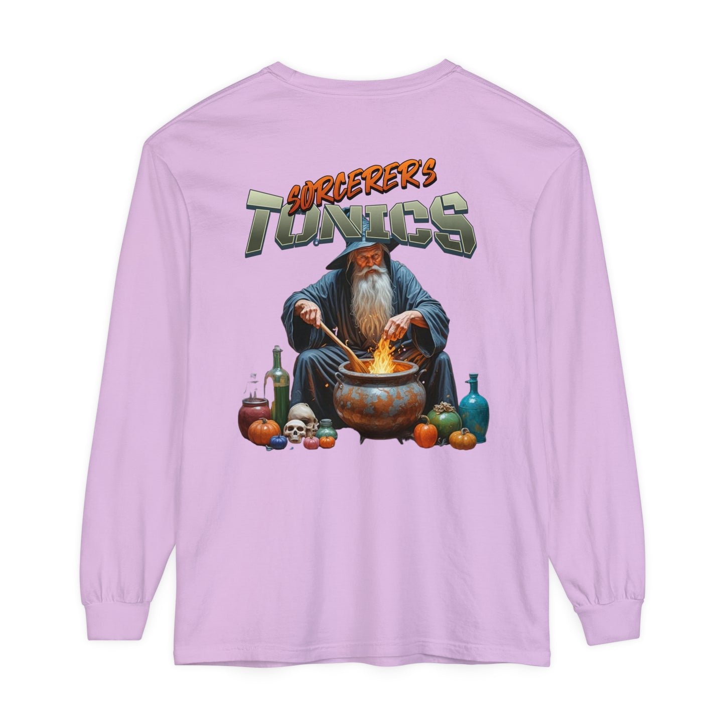 SORCERERS TONIC Unisex Garment-dyed Long Sleeve T-Shirt