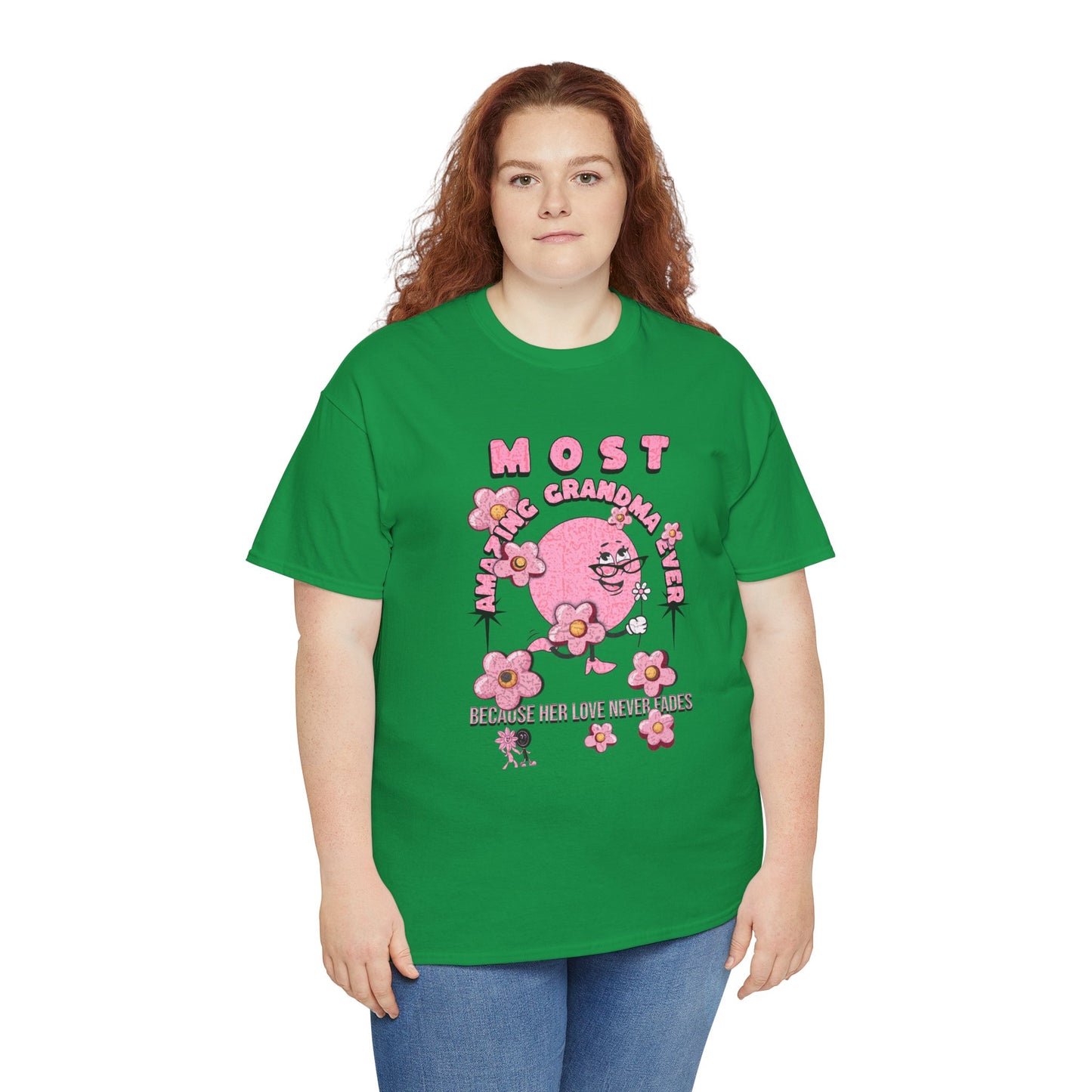 "MOST AMAZING GRANDMA"Unisex Heavy Cotton Tee