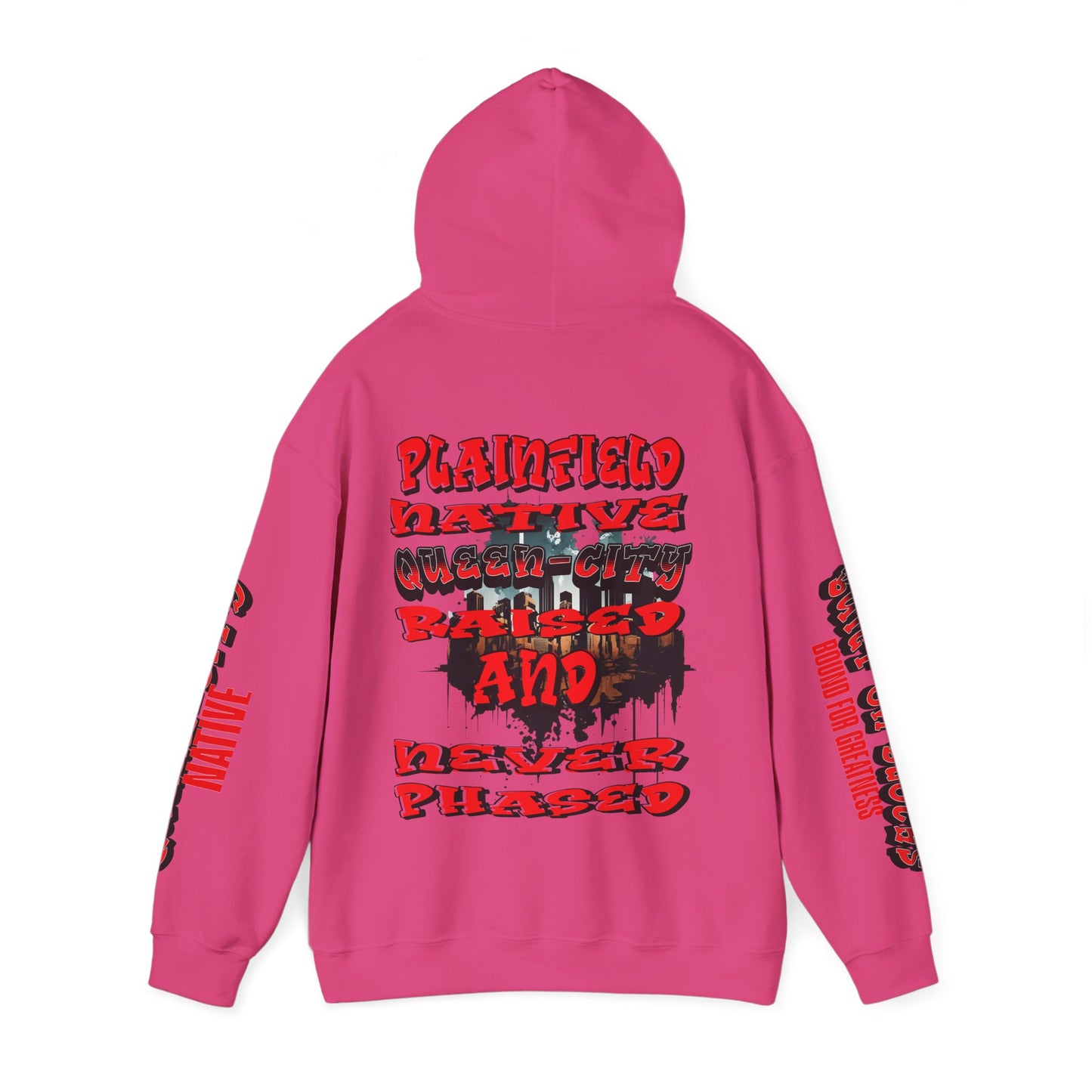 Plainfield Native Hooded Sweatshirt | Unisex Streetwear, Casual Pullover, Iconic Gift, Comfy Layering, Everyday Style