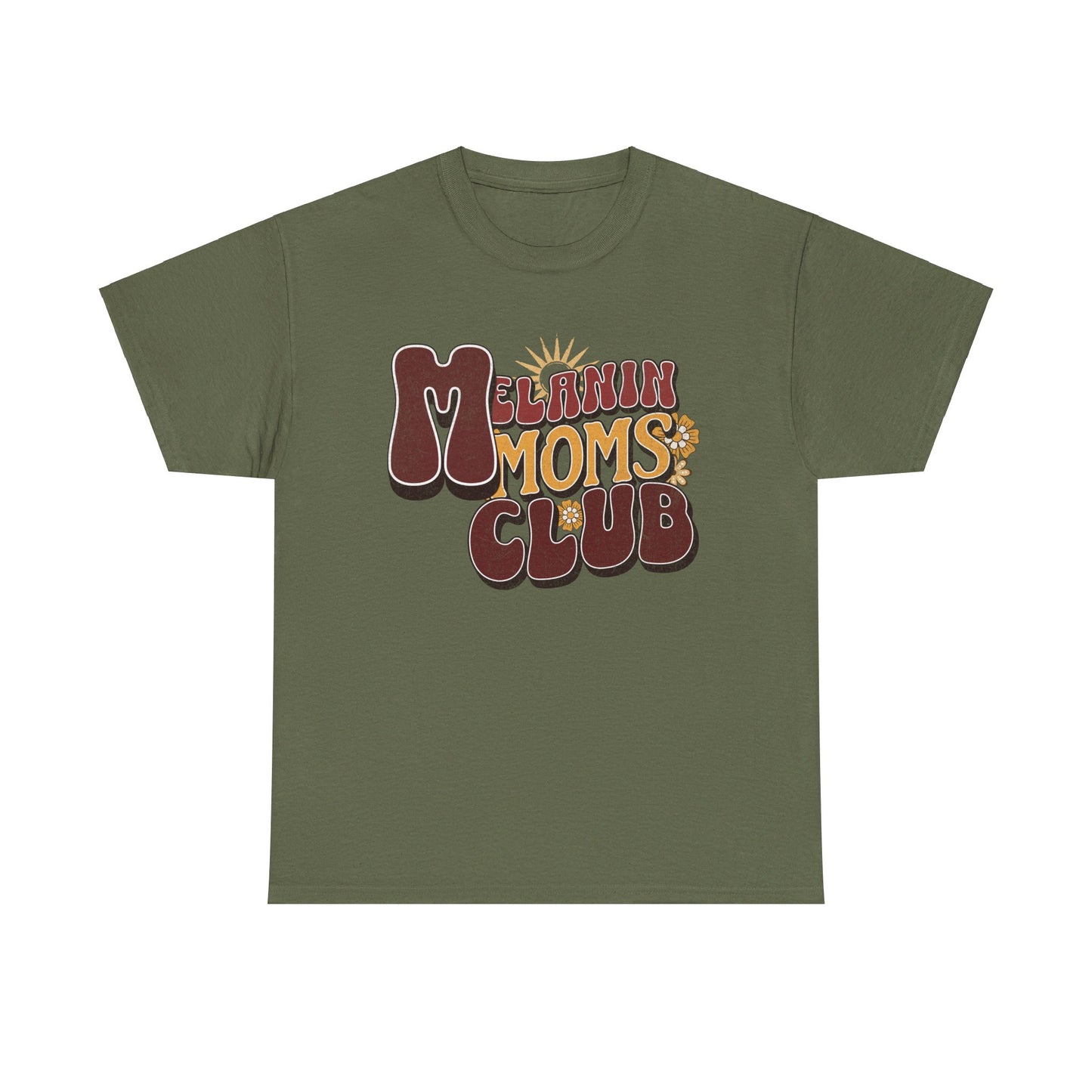 "MELELIN MOMS CLUB"Unisex Heavy Cotton Tee