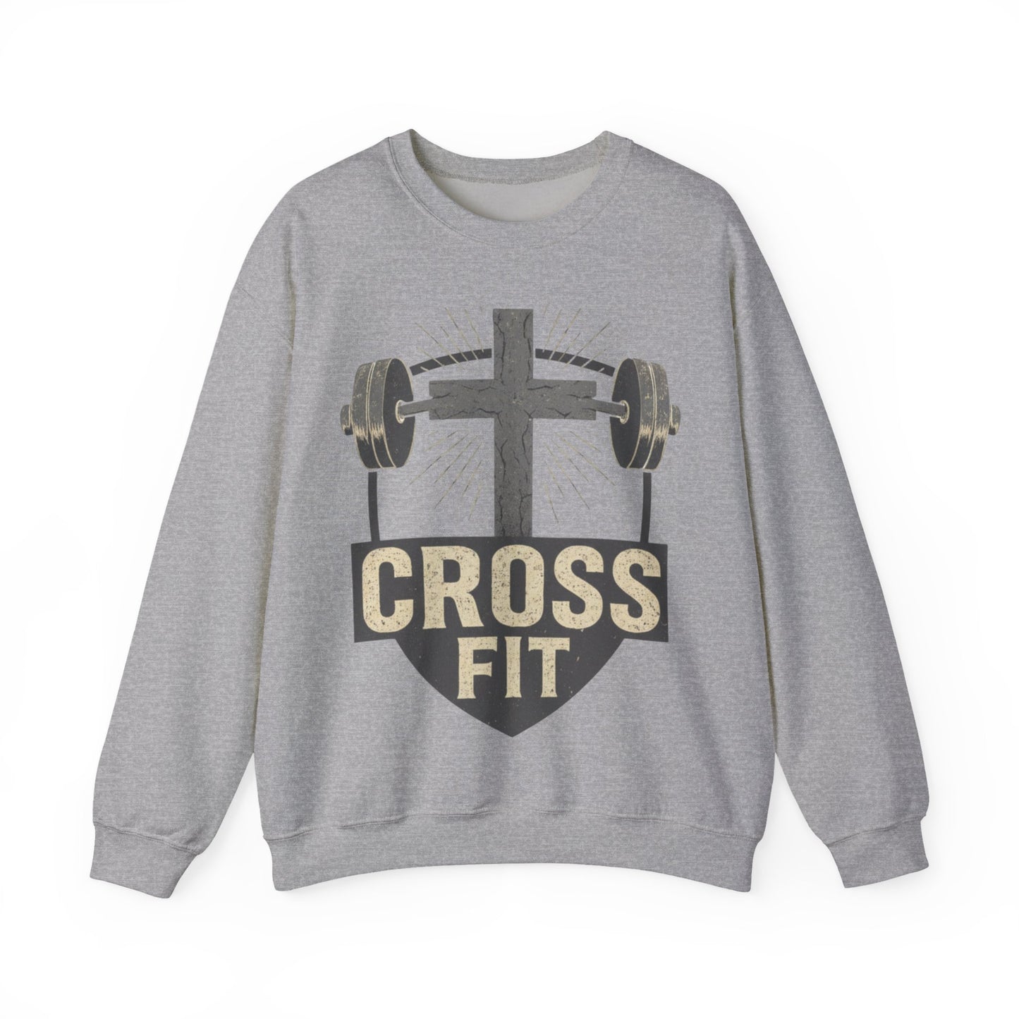CrossFit Cross & Barbell Crewneck Sweatshirt
