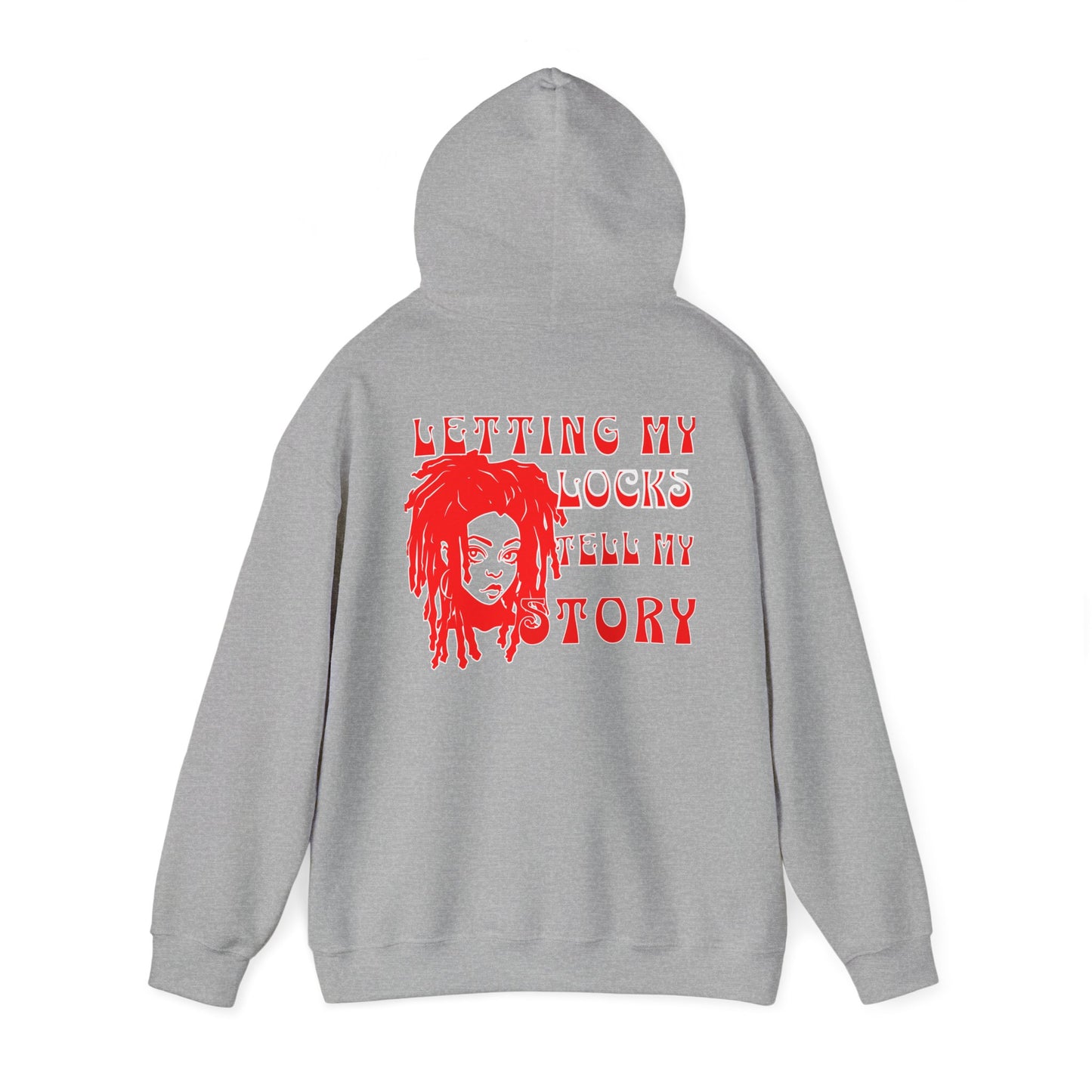 Dreadlock Girl Hoodie - Cute Message