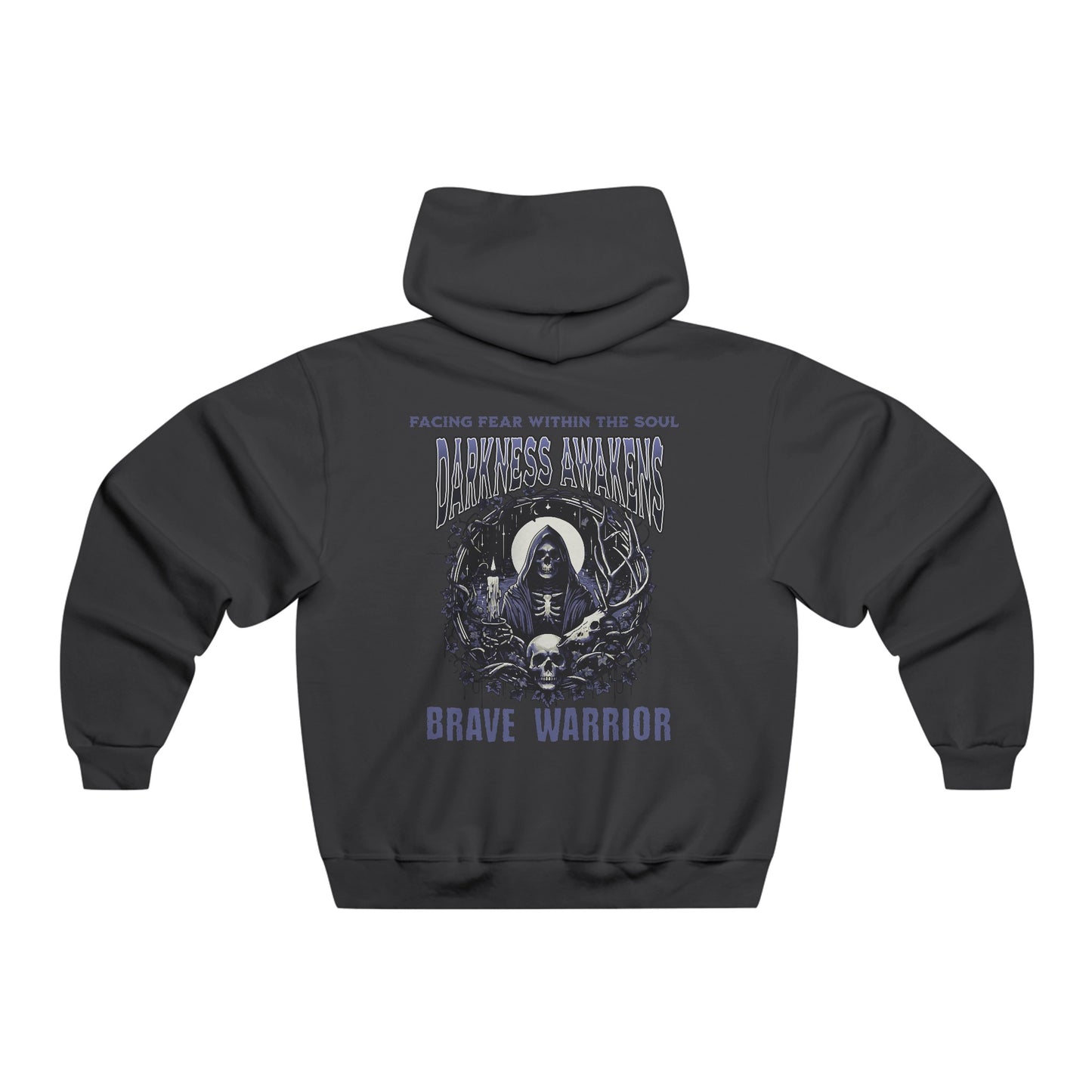 "A BRAVE WARRIOR"Men's NUBLEND® Hooded Sweatshirt