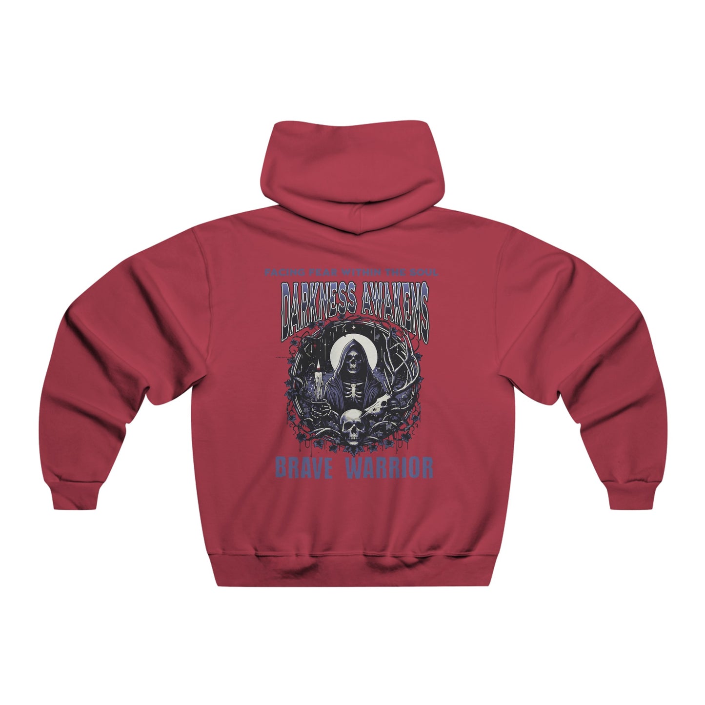 "A BRAVE WARRIOR"Men's NUBLEND® Hooded Sweatshirt