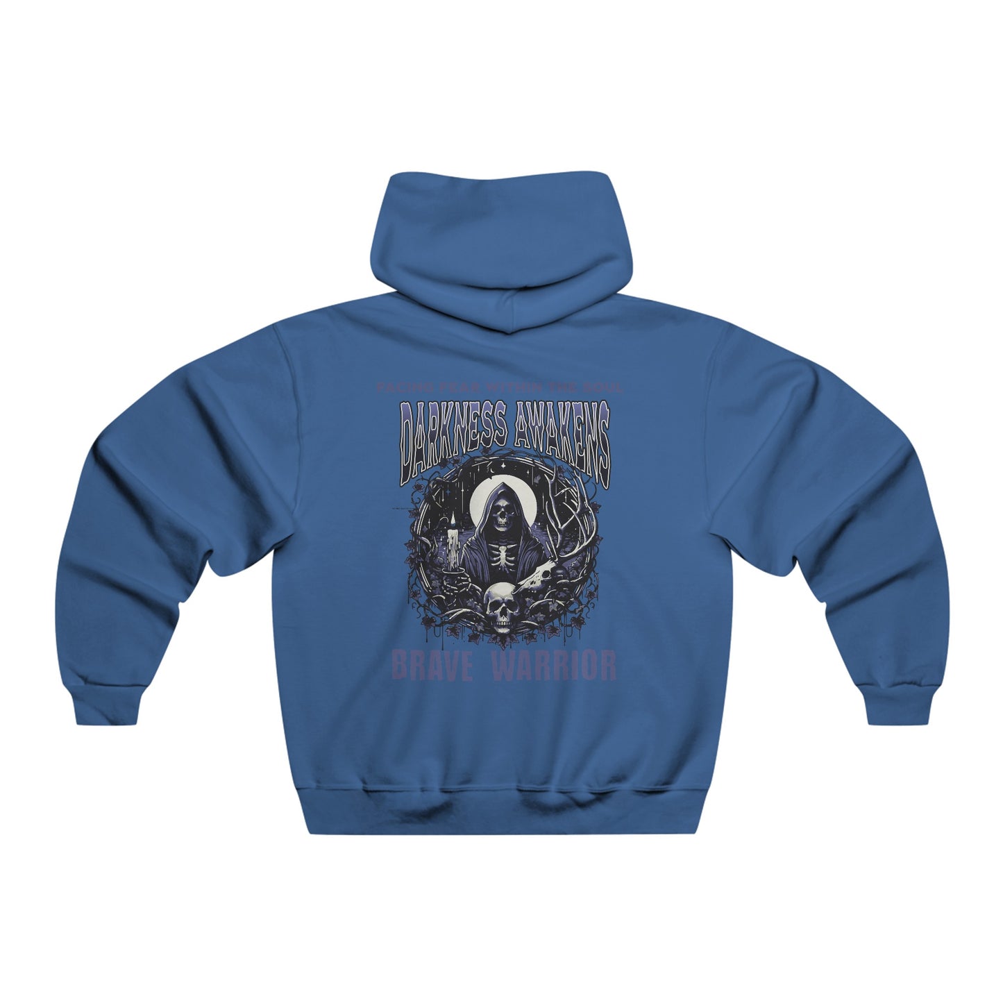 "A BRAVE WARRIOR"Men's NUBLEND® Hooded Sweatshirt