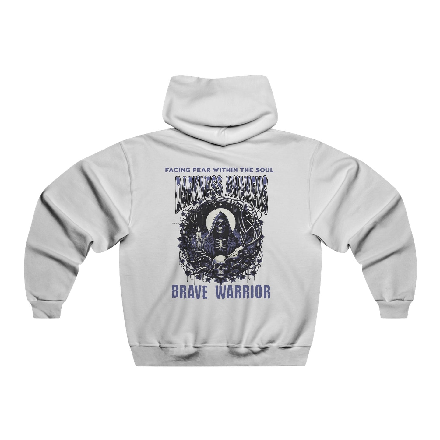 "A BRAVE WARRIOR"Men's NUBLEND® Hooded Sweatshirt