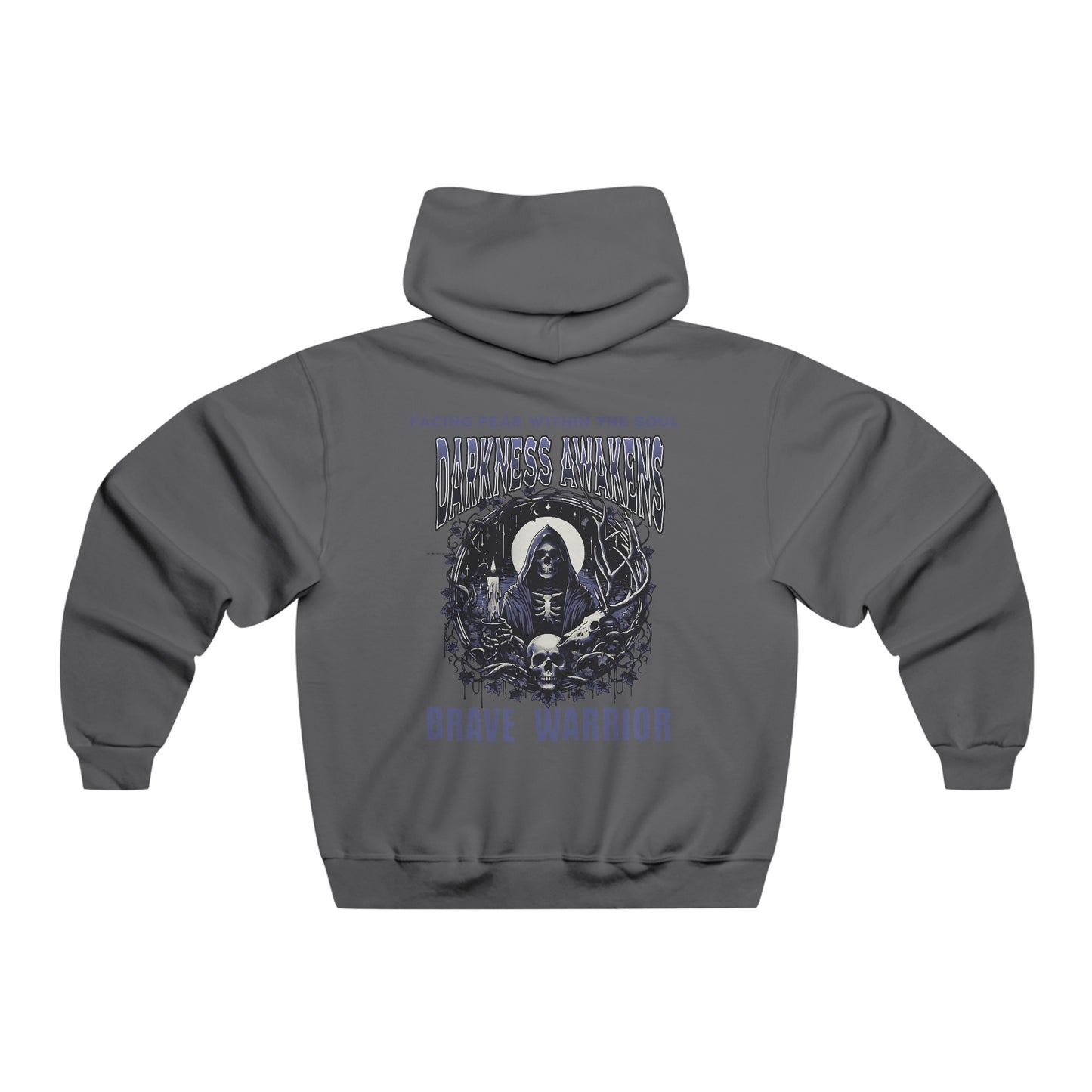 "A BRAVE WARRIOR"Men's NUBLEND® Hooded Sweatshirt