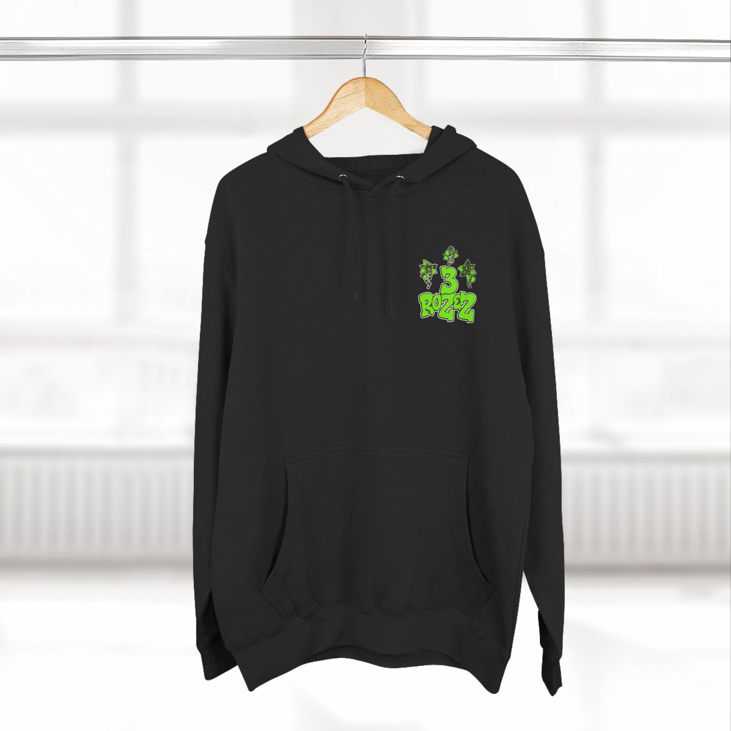 Love Being Black Three-Panel Fleece Hoodie