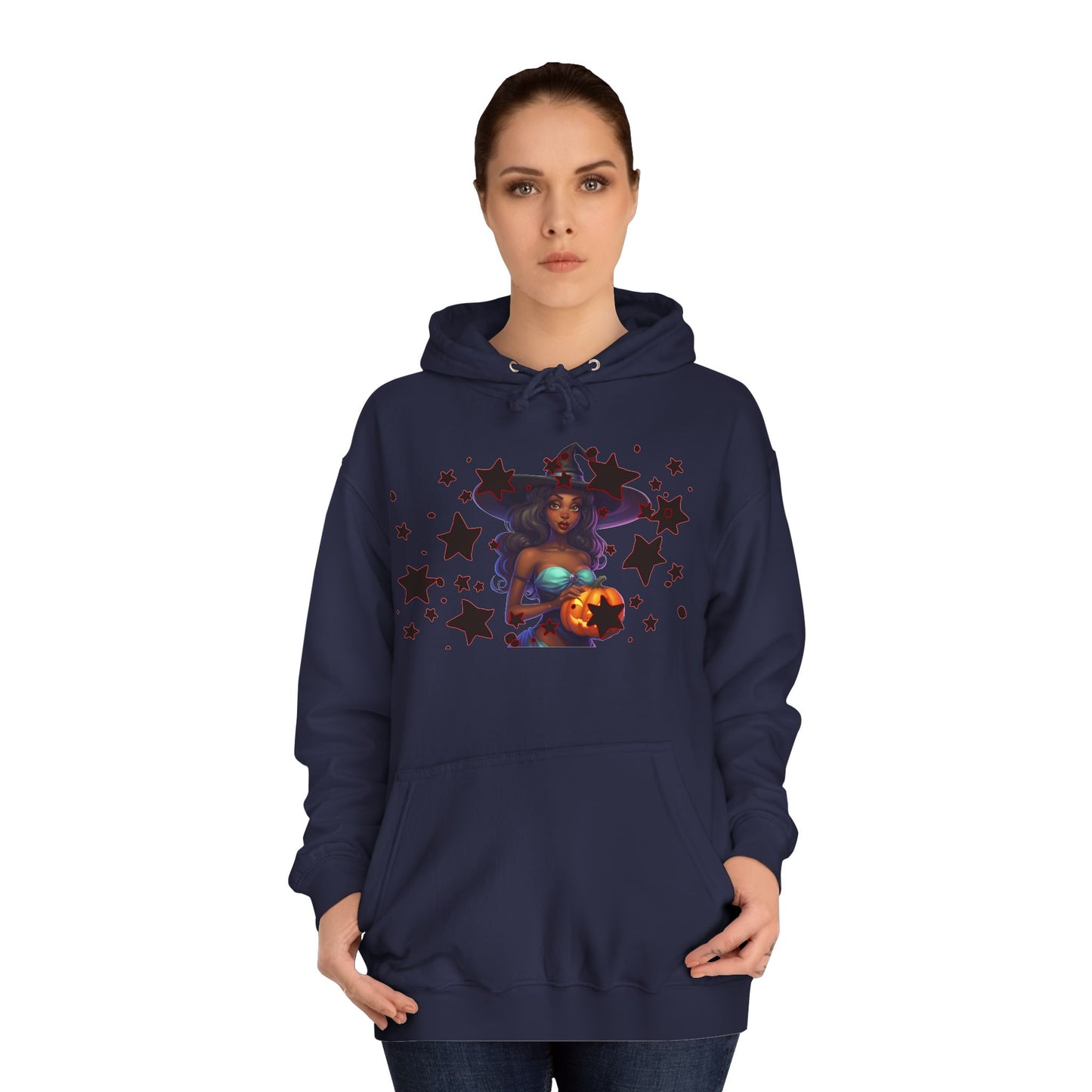 College Hoodie - Lady Witch Design