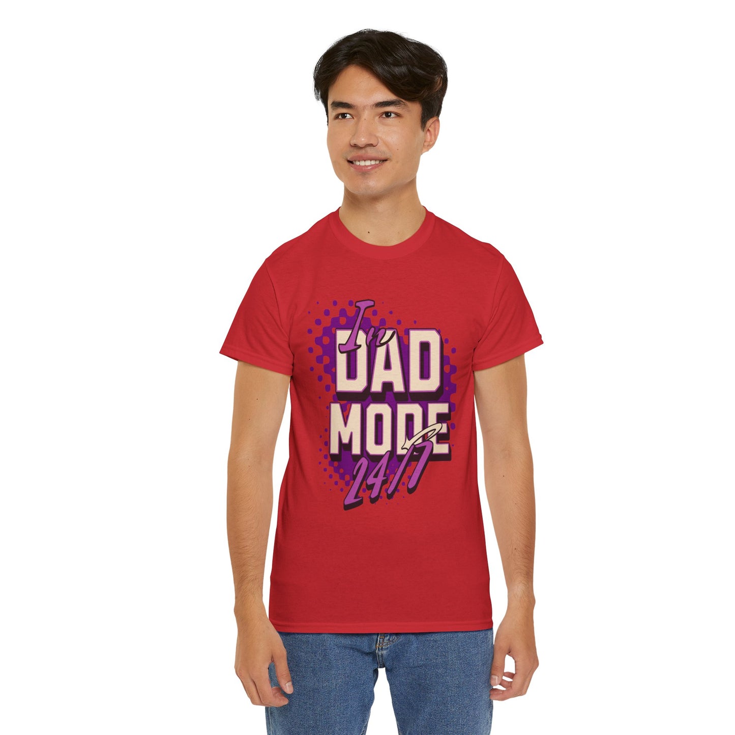 "DAD MODE" Unisex Heavy Cotton Tee