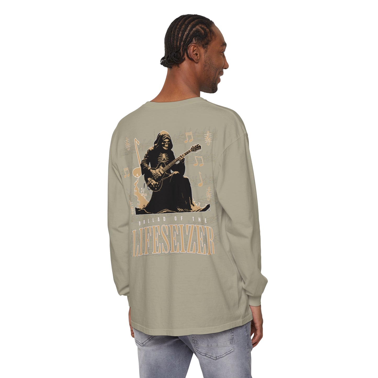 BALLAD OF THE LIFESEIZER Unisex Garment-dyed Long Sleeve T-Shirt