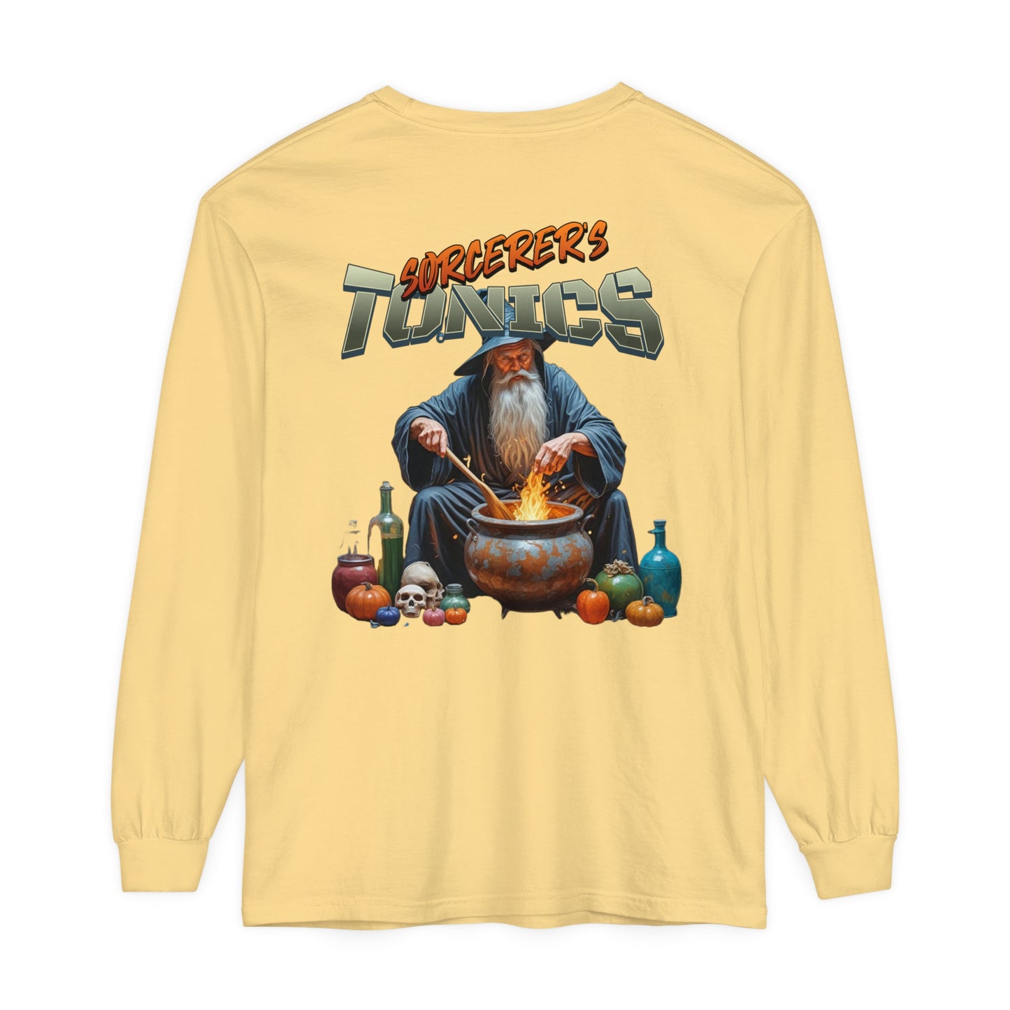 SORCERERS TONIC Unisex Garment-dyed Long Sleeve T-Shirt