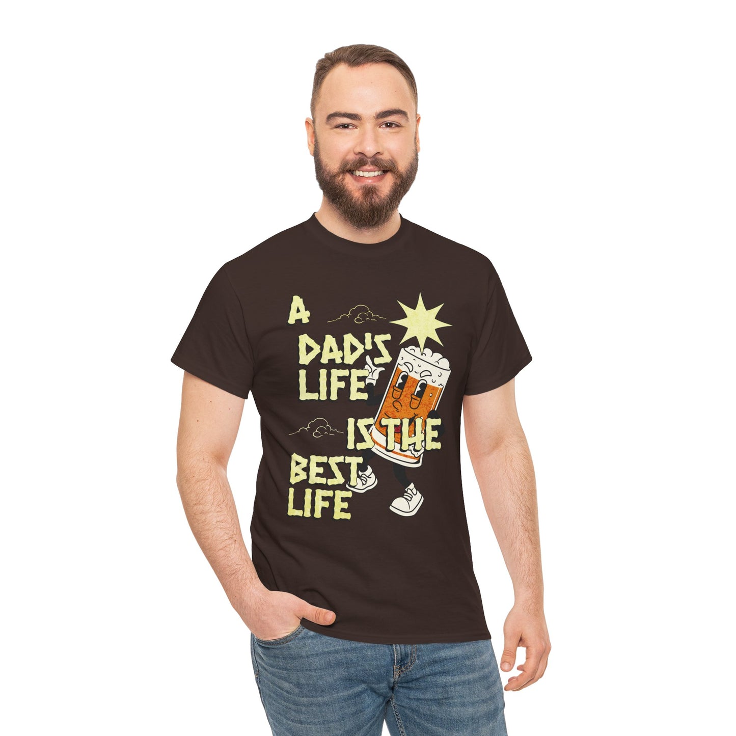 "DADS LIFE" Unisex Heavy Cotton Tee